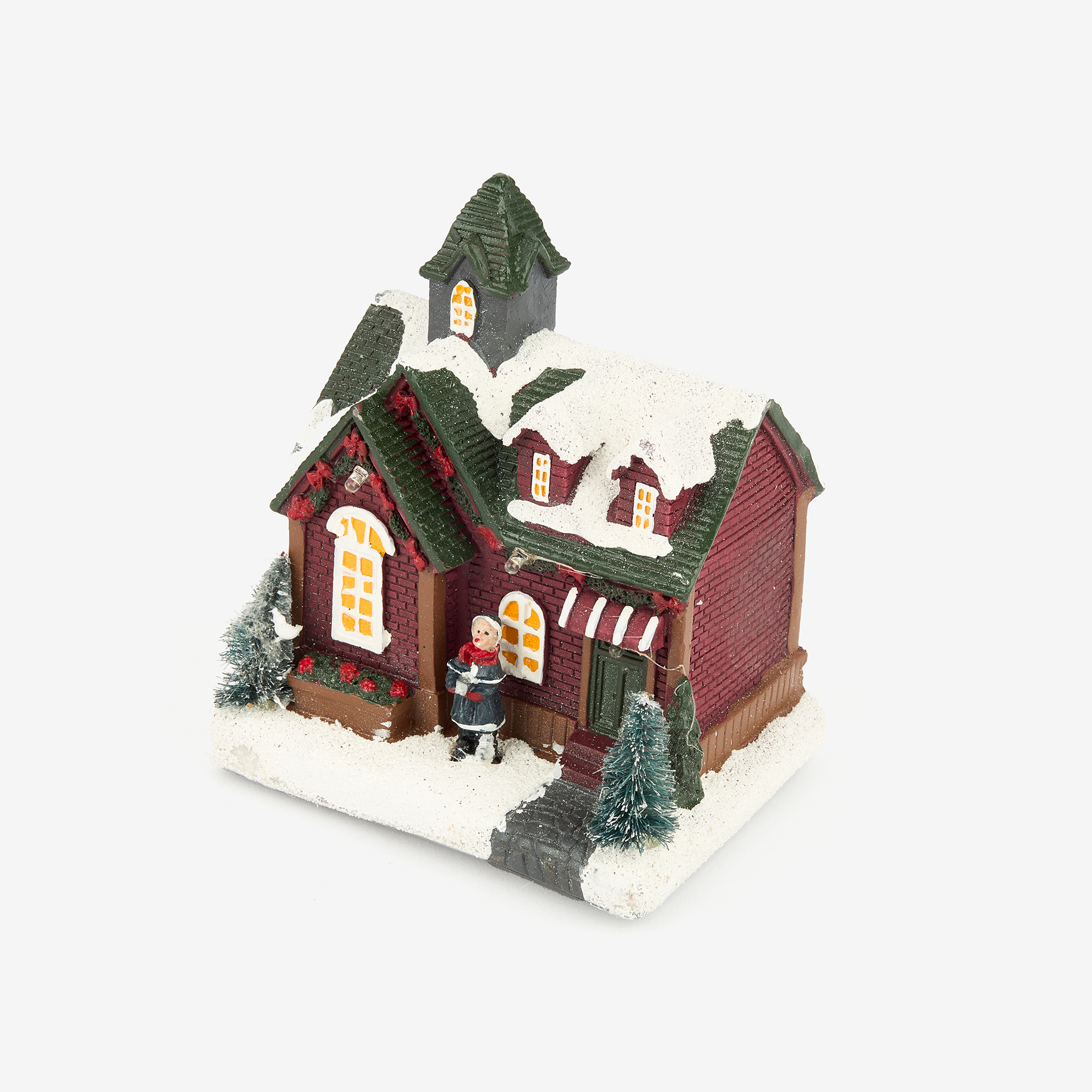 Figura decorativa Pueblo con luz LED en varios modelos Casa Viva