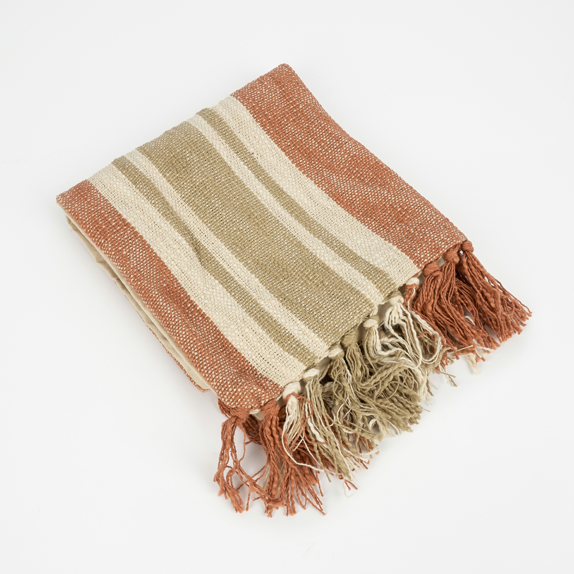 Funda de coj&iacute;n roja de algod&oacute;n Eneli 45x45cm