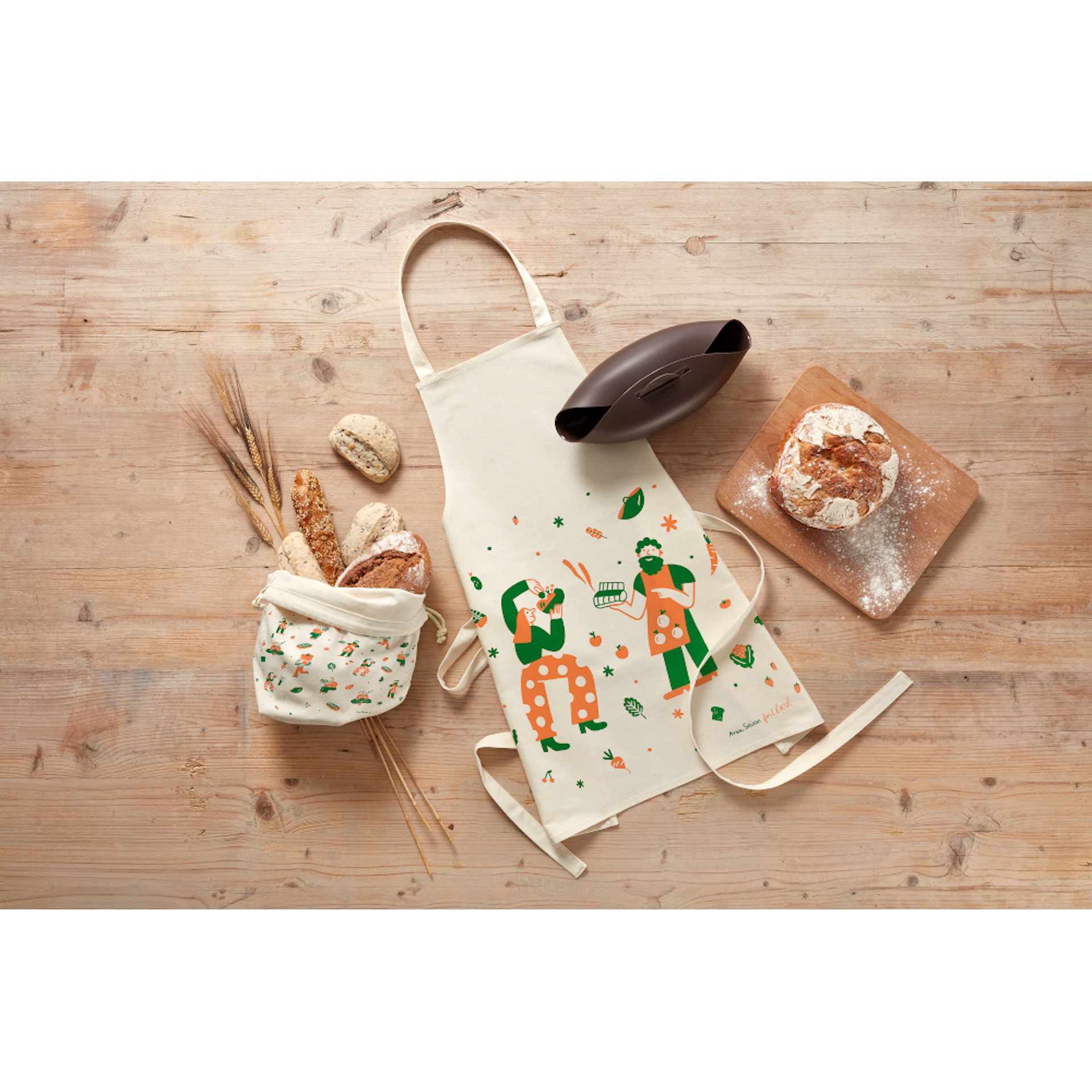 Kit de cocina panadero delantal + accesorios cocina - Lékué