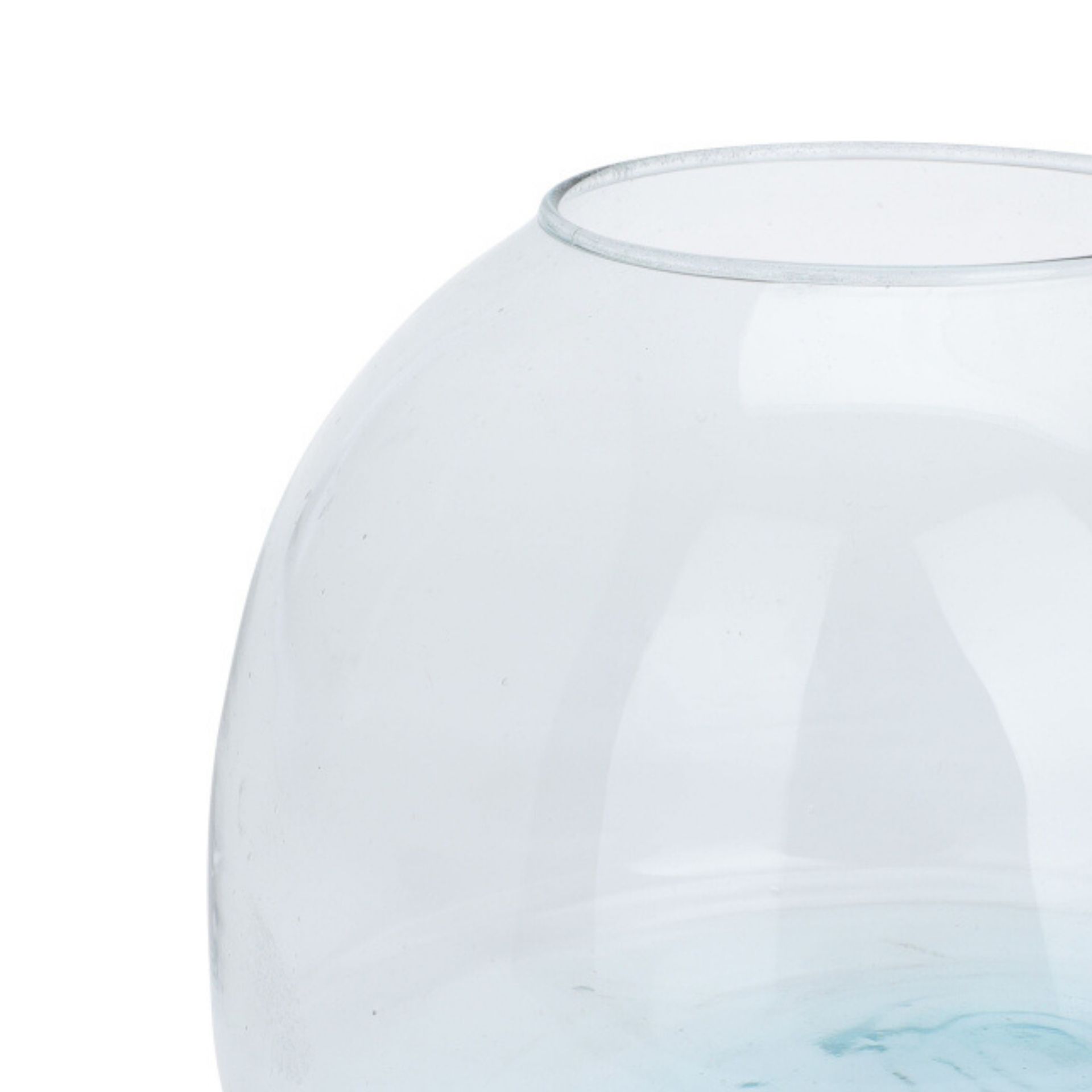 Jarrón de cristal reciclado Adonis Ø22x16cm