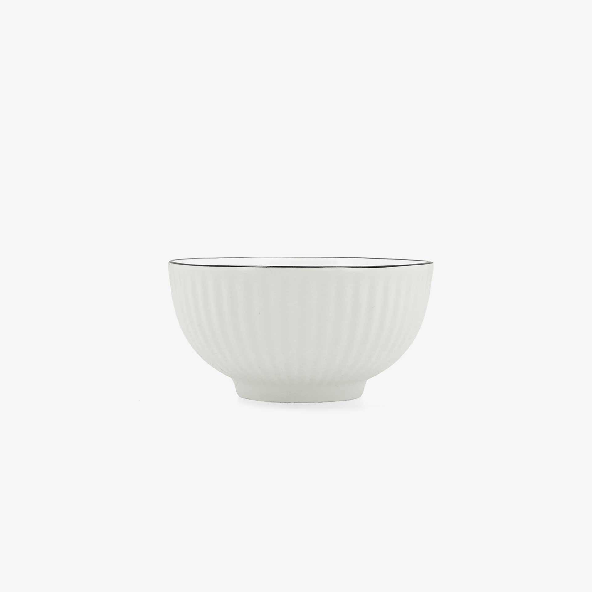 Bol de cer&aacute;mica con relieve de 11,5cm Siena