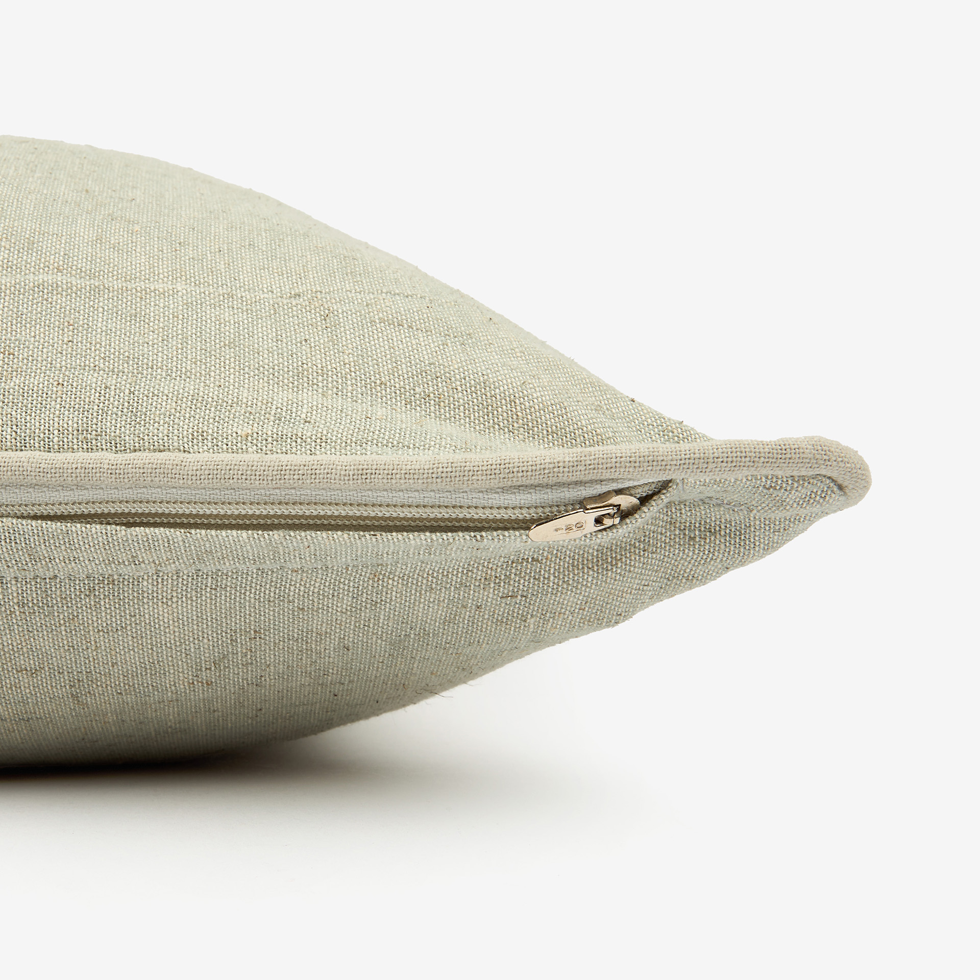 Funda de cojín de lino gris 60x60cm