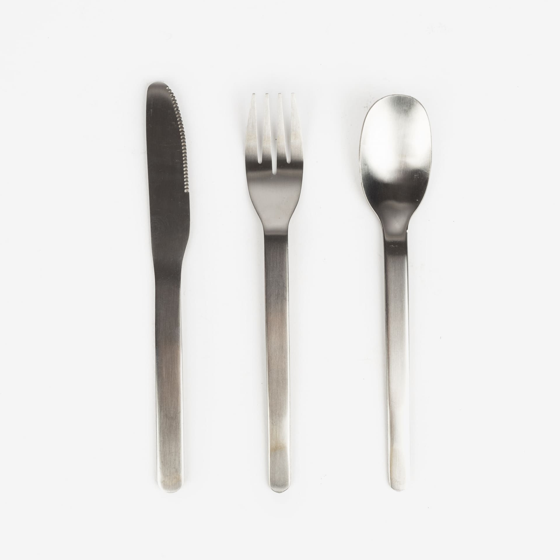 Set de cubiertos de acero inoxidable