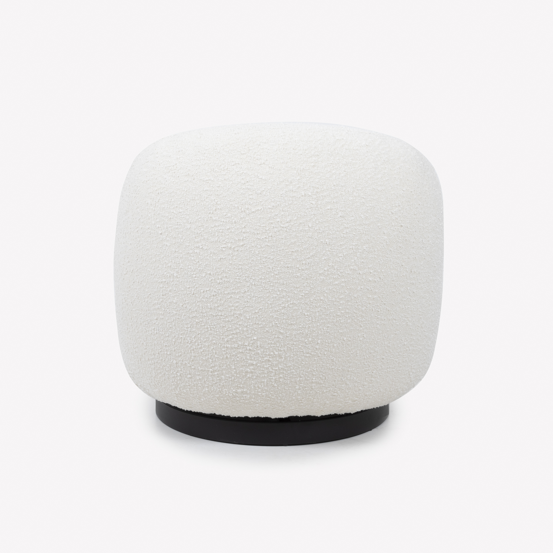 Butaca de borreguito giratoria blanca Pacha 81x95x71cm Clau&Chloe