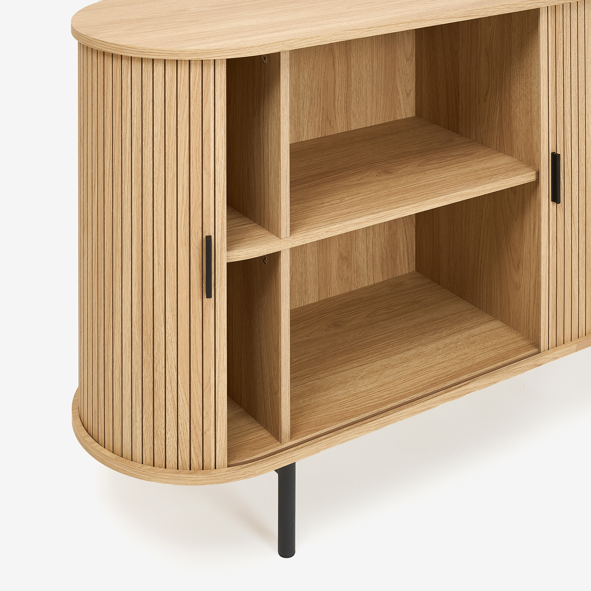 Aparador de madera MDF Medan 150x40x75cm