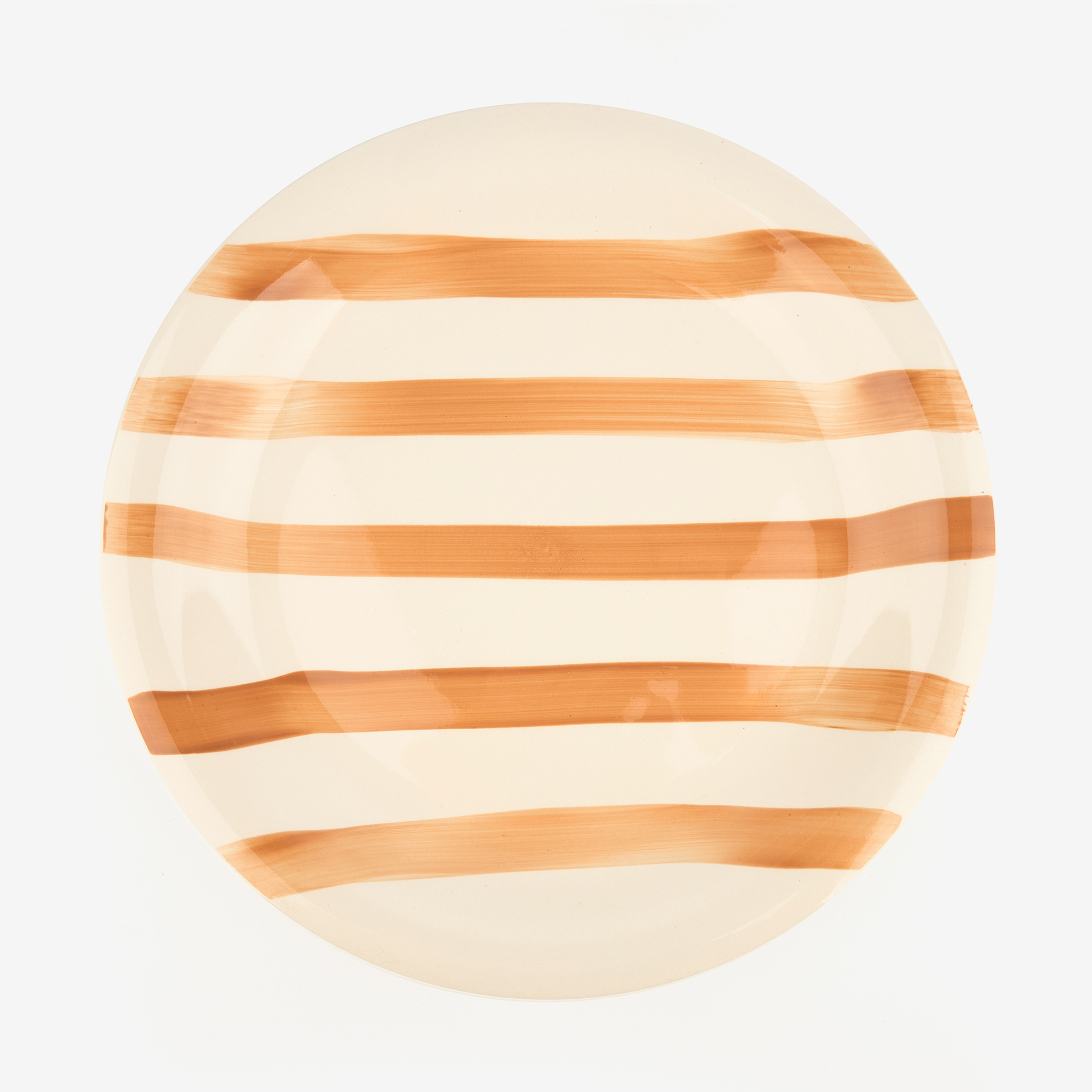 Vajilla de 18 piezas de cer&aacute;mica ocre Bargas