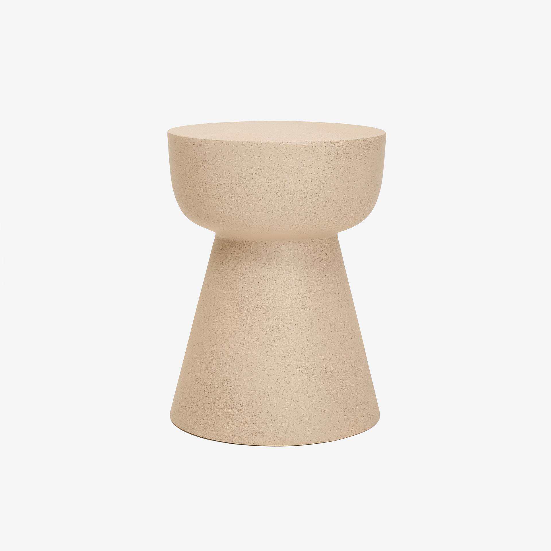 Mesa auxiliar arena Taipei &Oslash;33x43cm