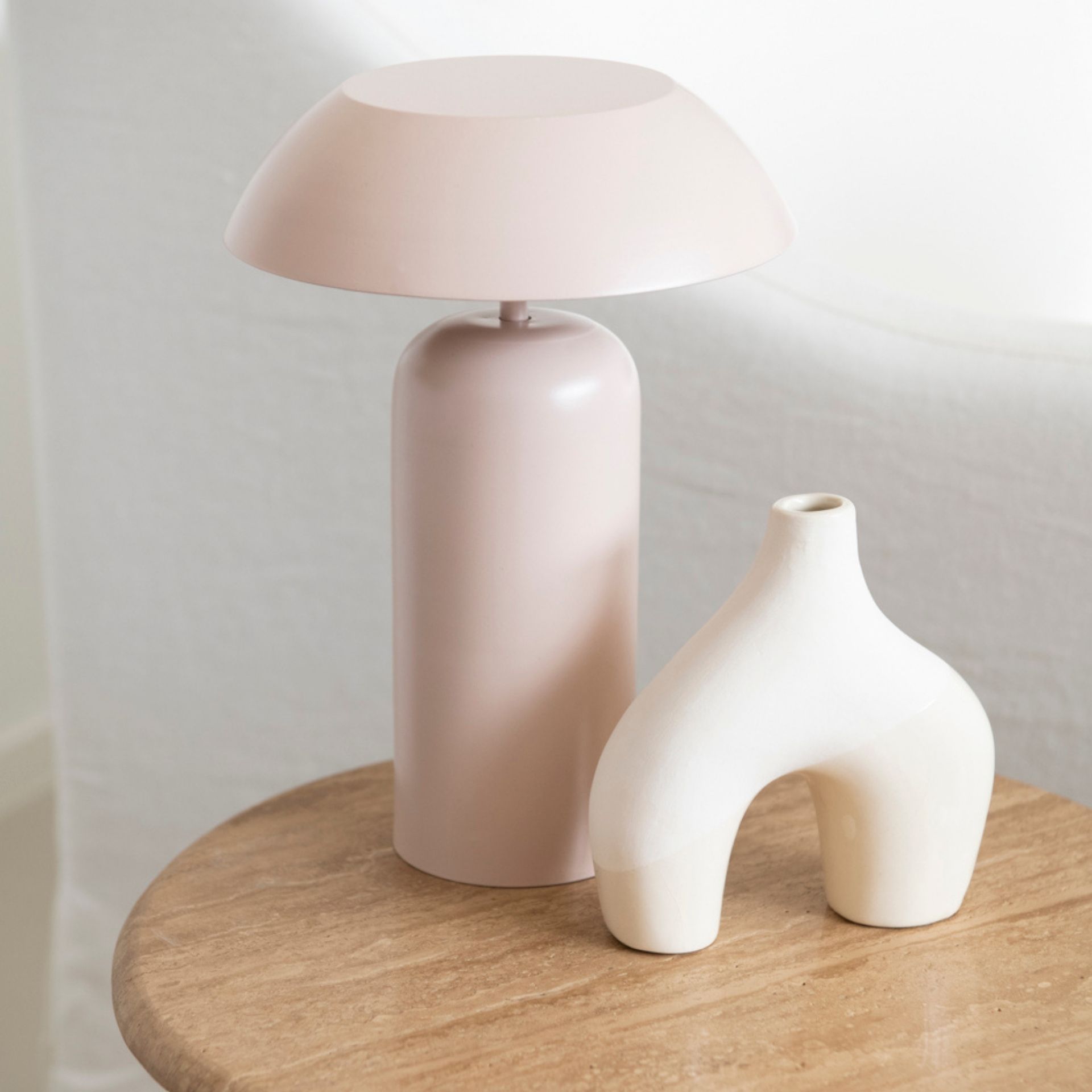 Lámpara de mesa LED inalámbrica Seta 28cm en varios colores