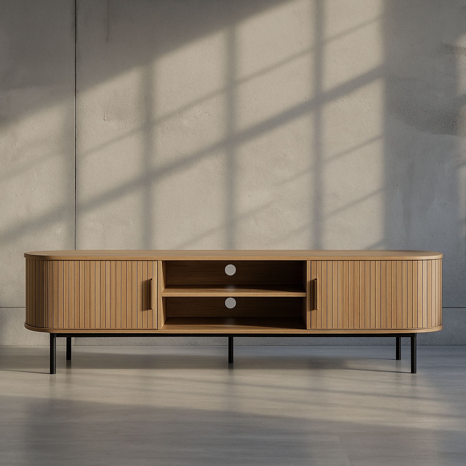 Mueble de TV de madera DM Valote 140x40x46cm