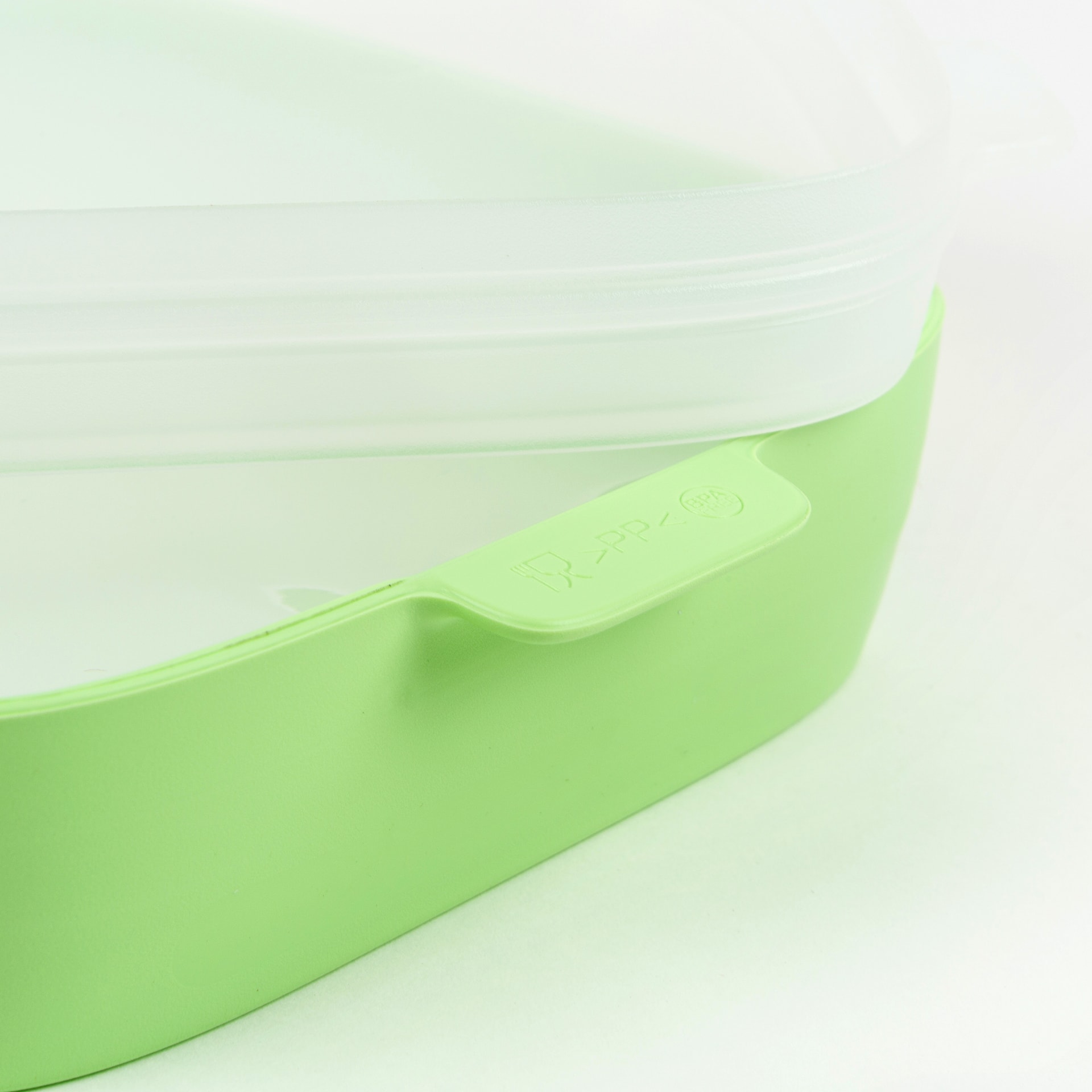 Set de 2 bandejas verdes selladoras y reutilizables - L&eacute;ku&eacute;