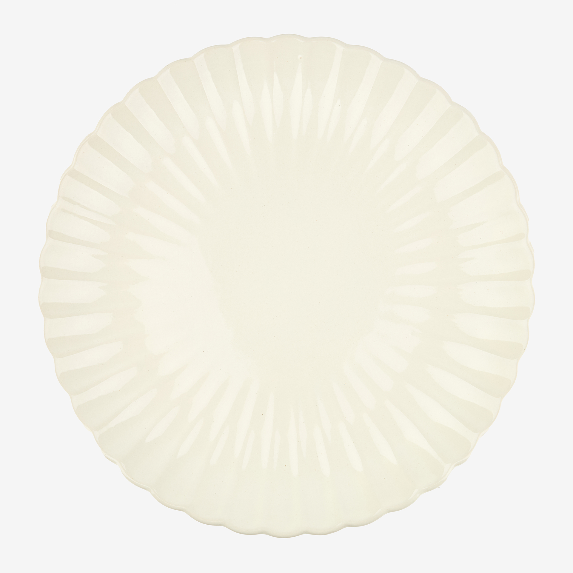 Vajilla de 12 piezas de cerámica marfil Varena