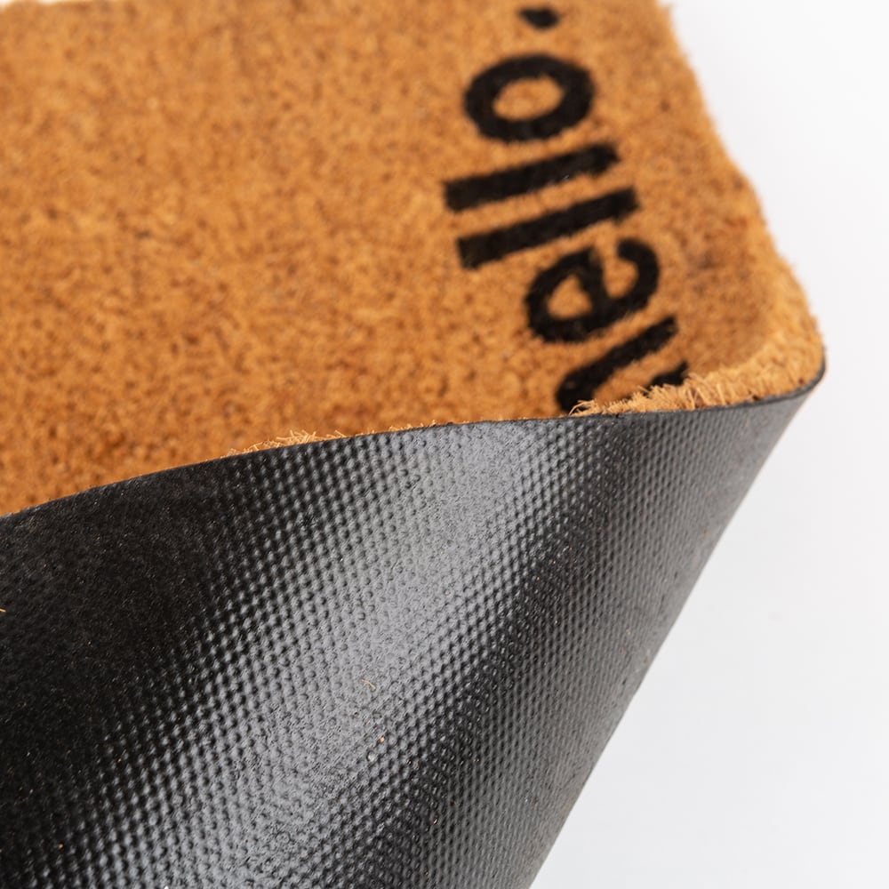 Felpudo de fibra de coco Hello Bye 70x25cm