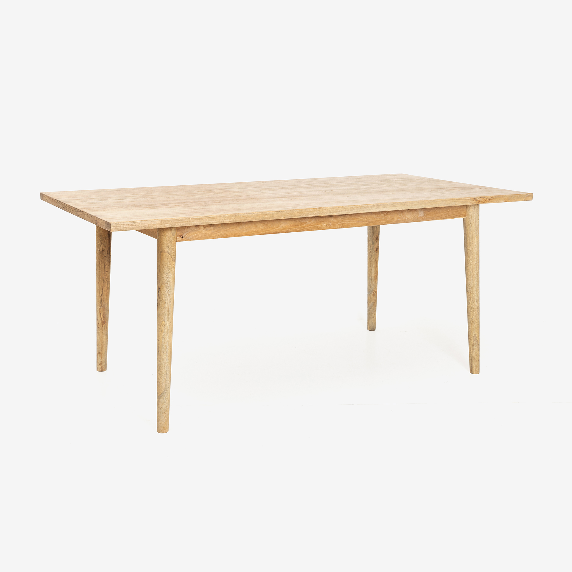Mesa de comedor de madera de olmo reciclada Mop 180x90x76cm