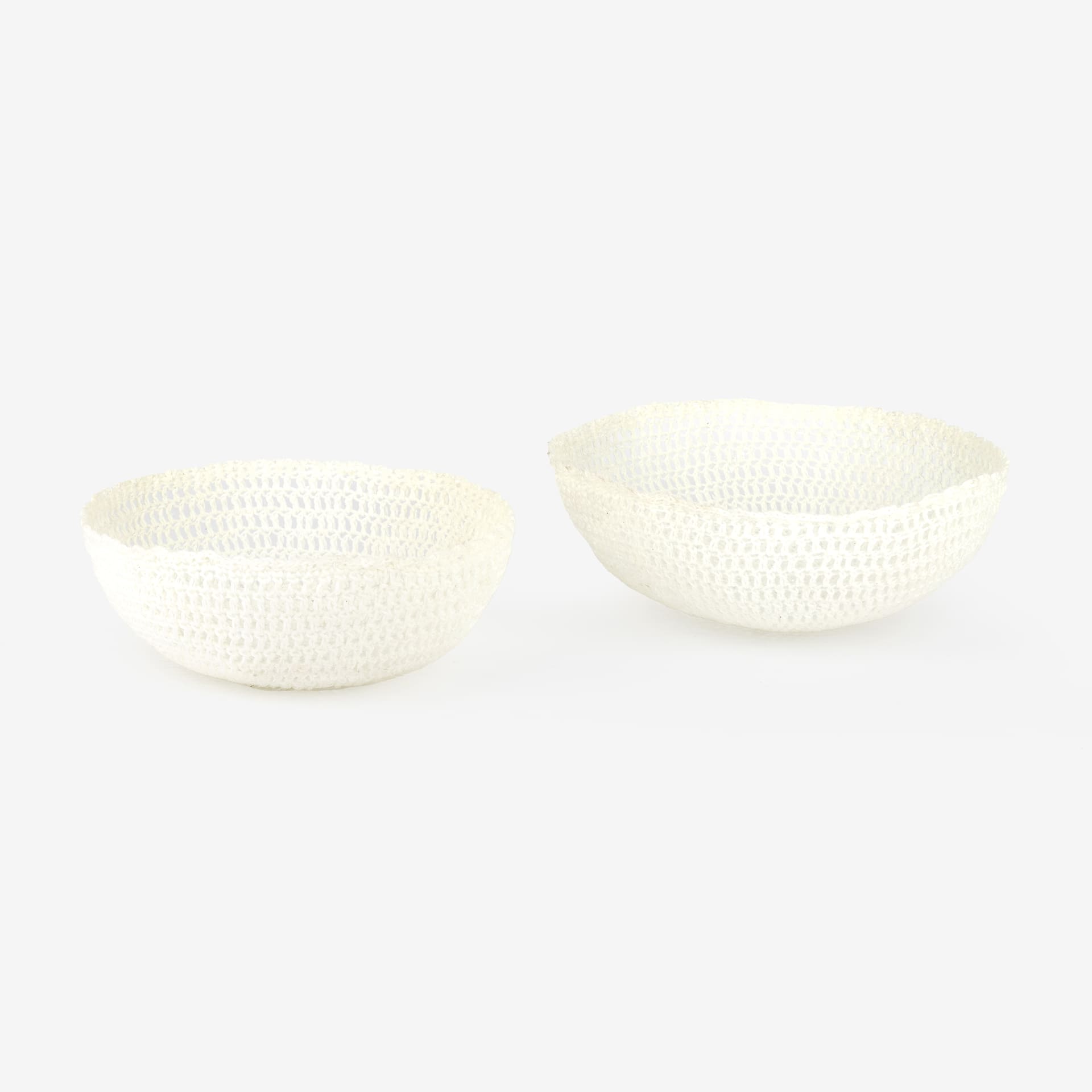 Frutero de algodón blanco Nadel Ø25x8cm