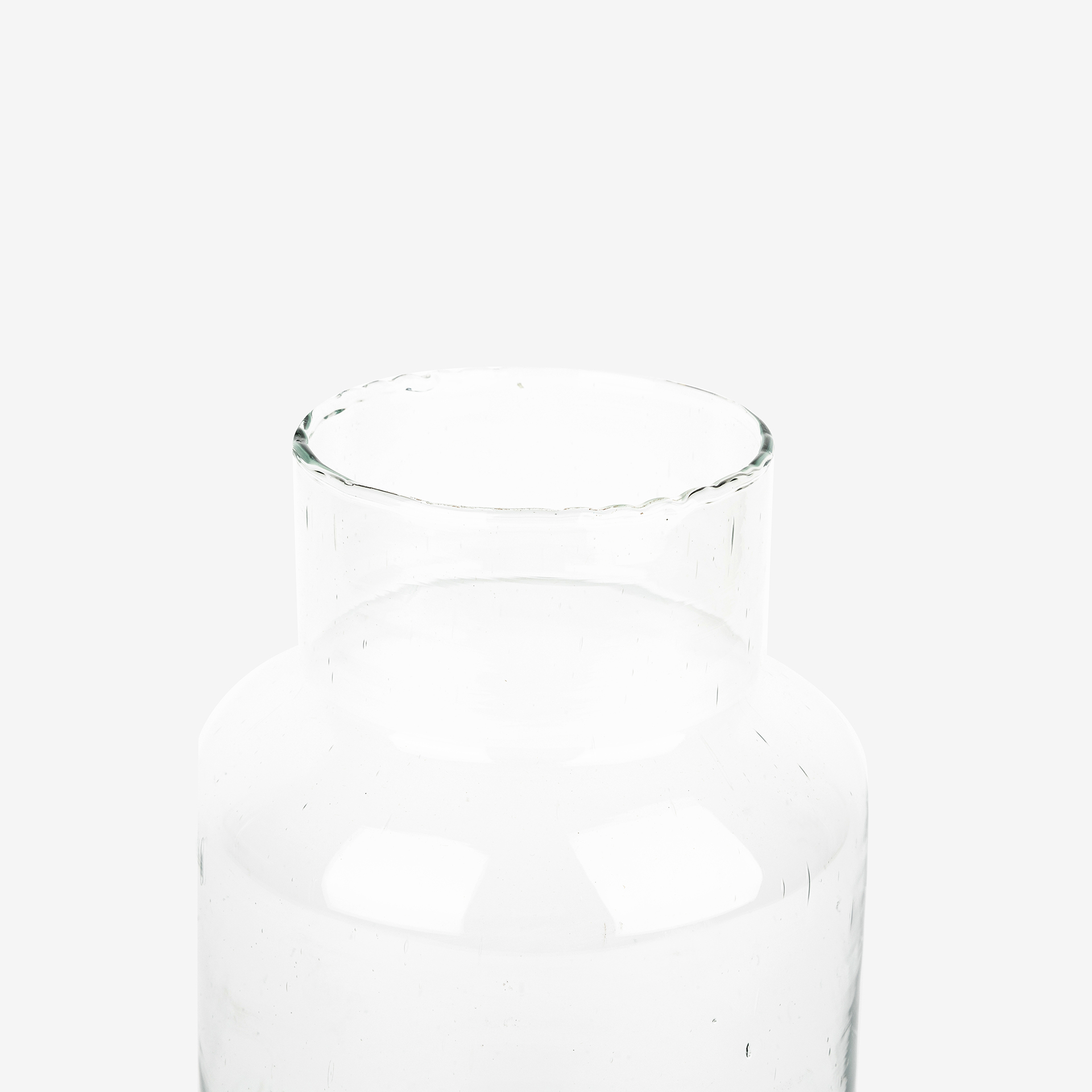 Jarrón de vidrio reciclado Ø15x29cm