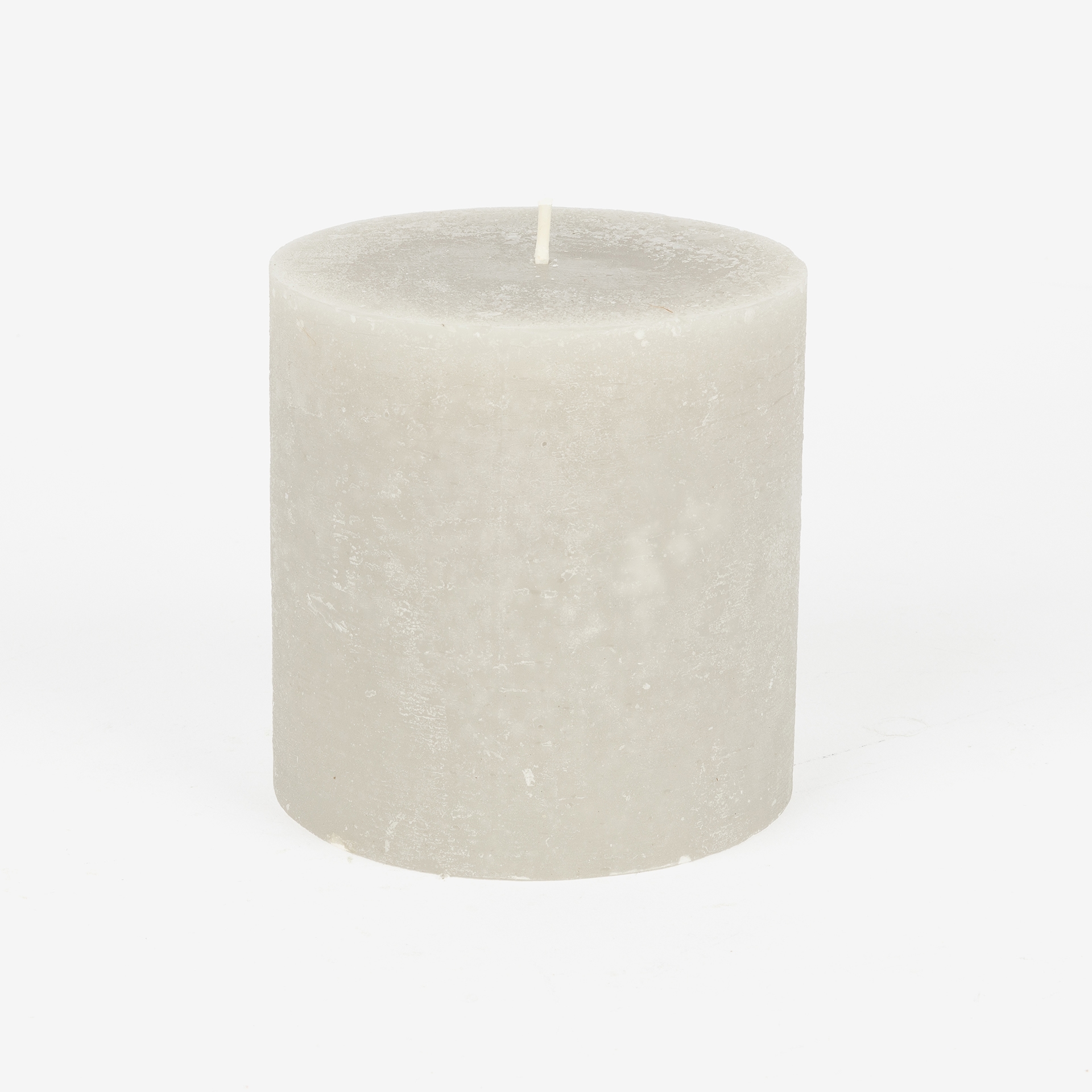 Vela decorativa cilindro taupe Kerze &Oslash;10x10cm