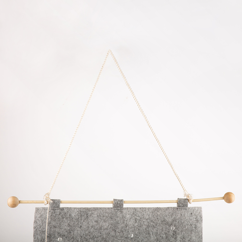 Calendario de adviento gris 80cm