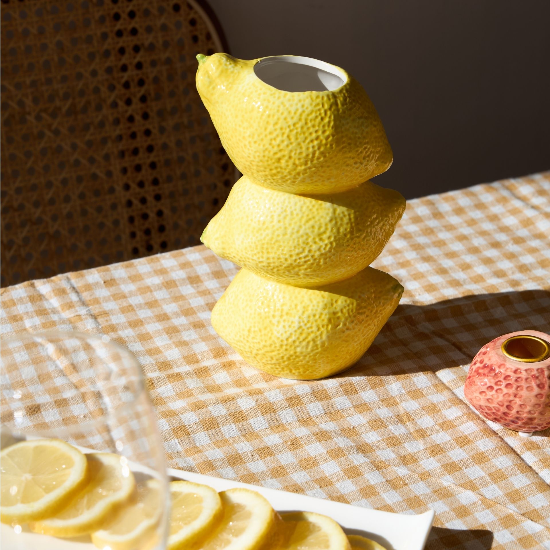 Jarr&oacute;n amarillo Lim&oacute;n &Oslash;13x20cm