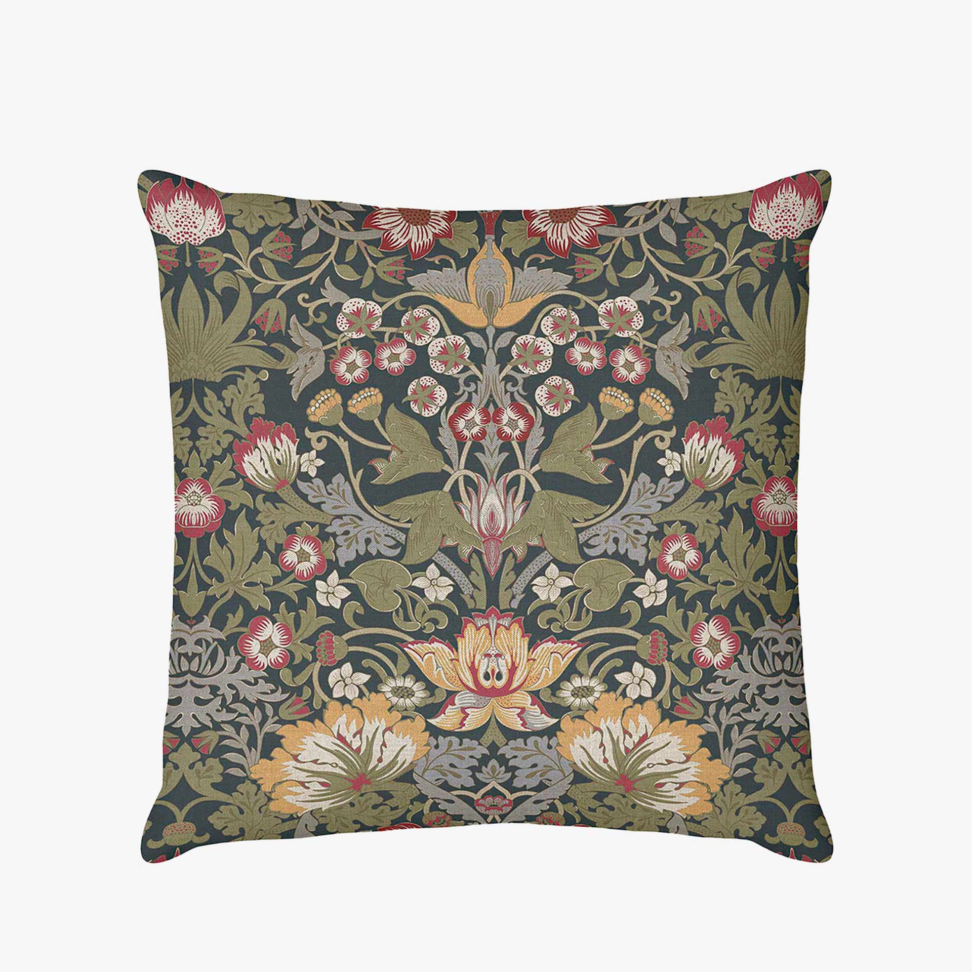 Funda de coj&iacute;n de lino blooming Botanicals 45x45cm Clau&Chloe