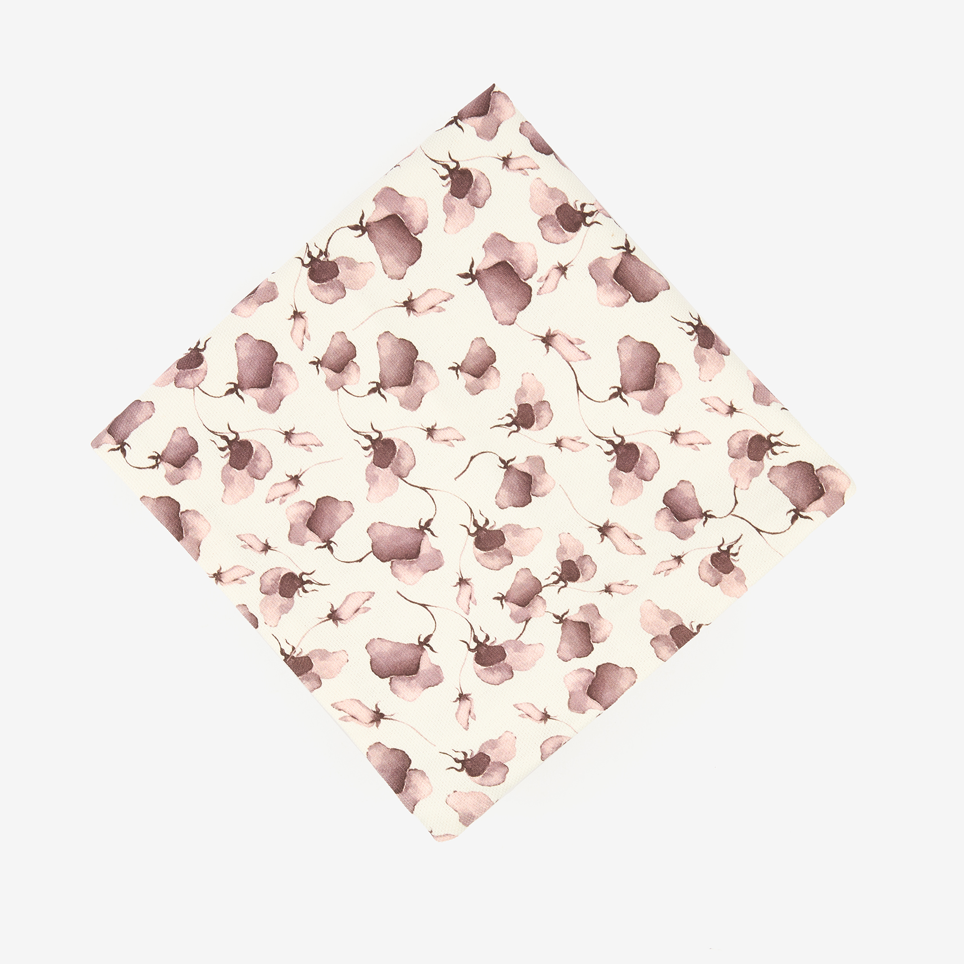 Funda de cojín de algodón rosa Amapola 45x45cm