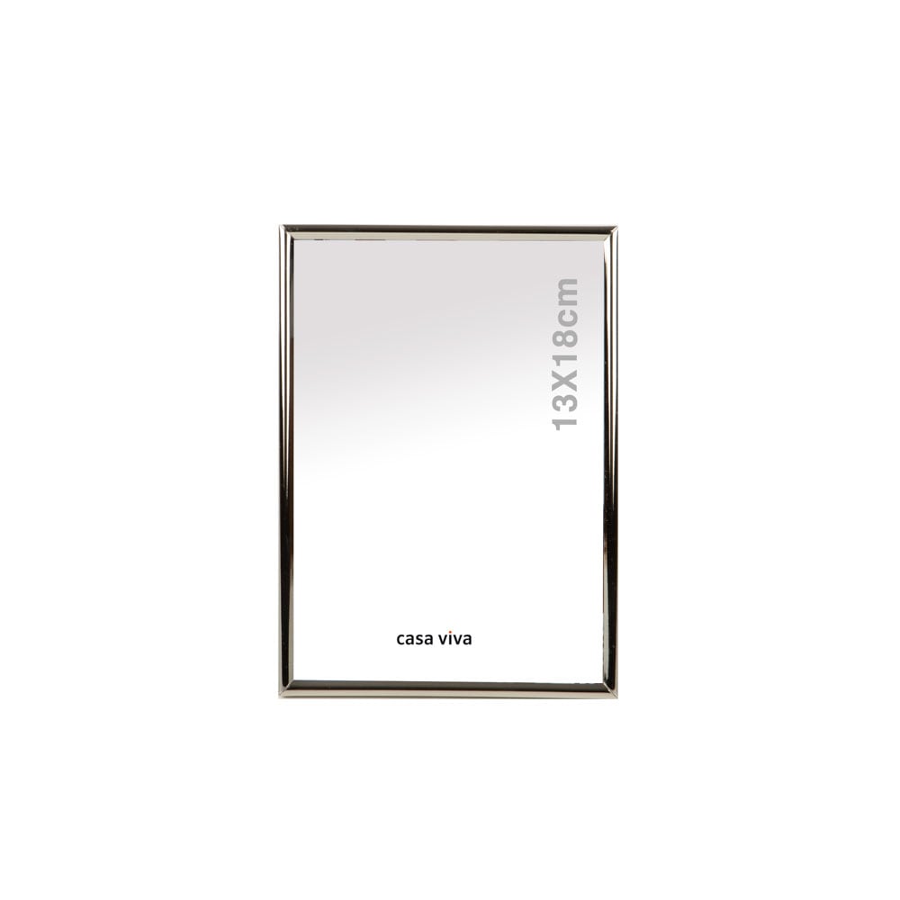 Marco de fotos Slim metal plata 13x18cm
