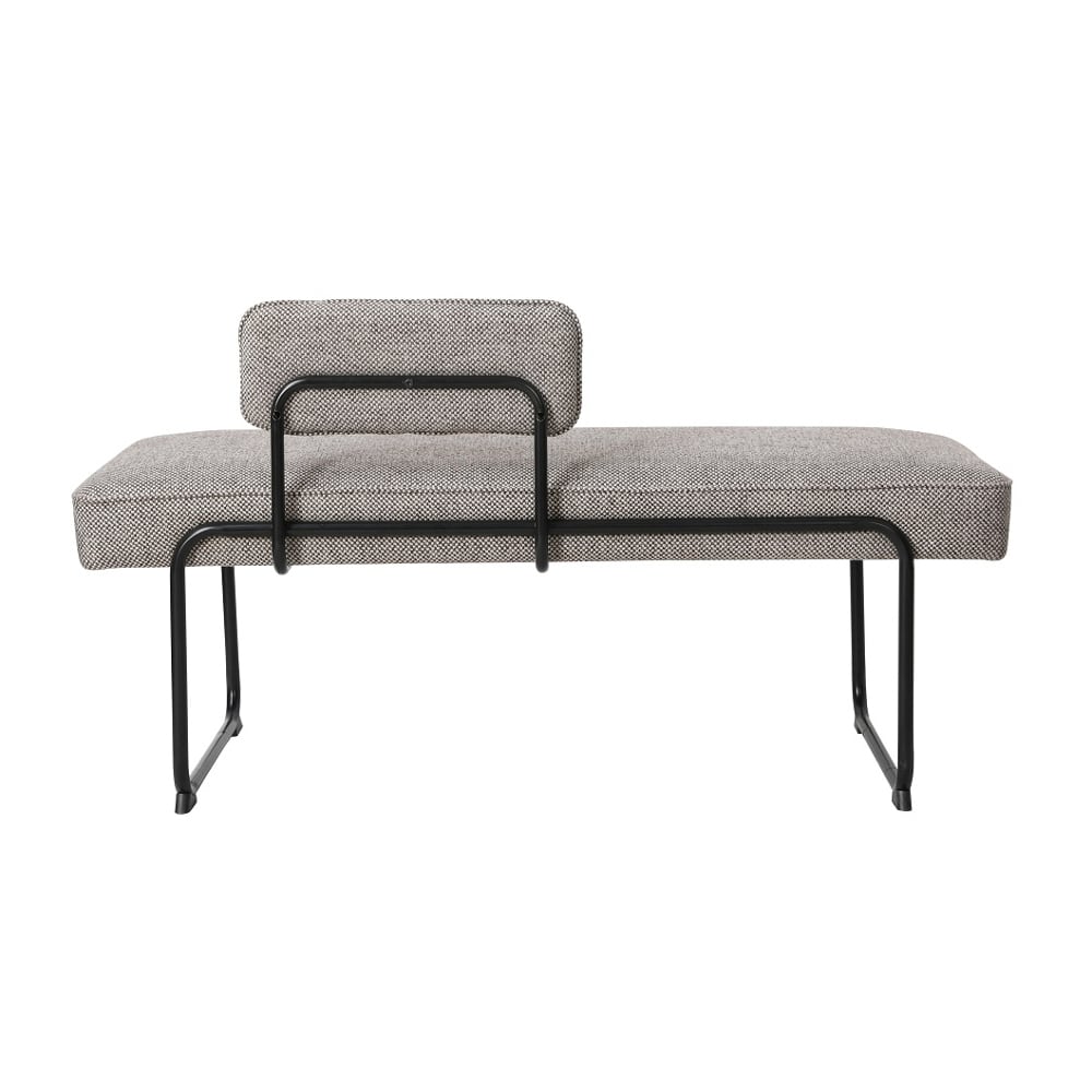 Banco gris 117x47x63cm