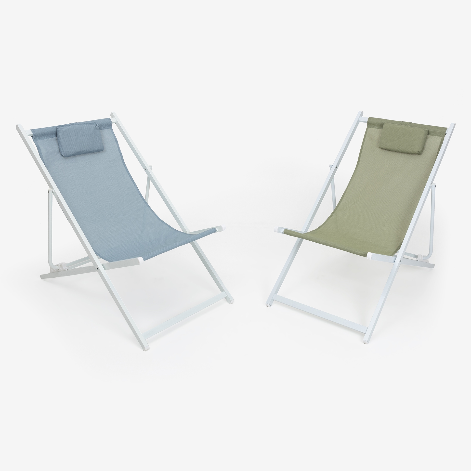 Hamaca de jard&iacute;n azul de aluminio Ereses 101 cm