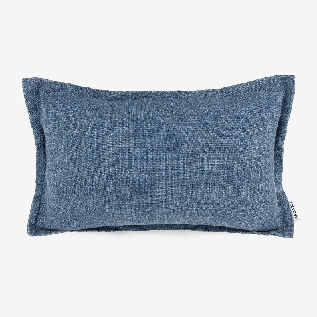 Funda de cojín de algodón azul Frida 30x45cm