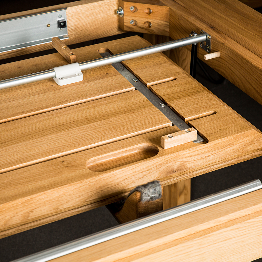 Mesa extensible de madera de roble 160/240cm