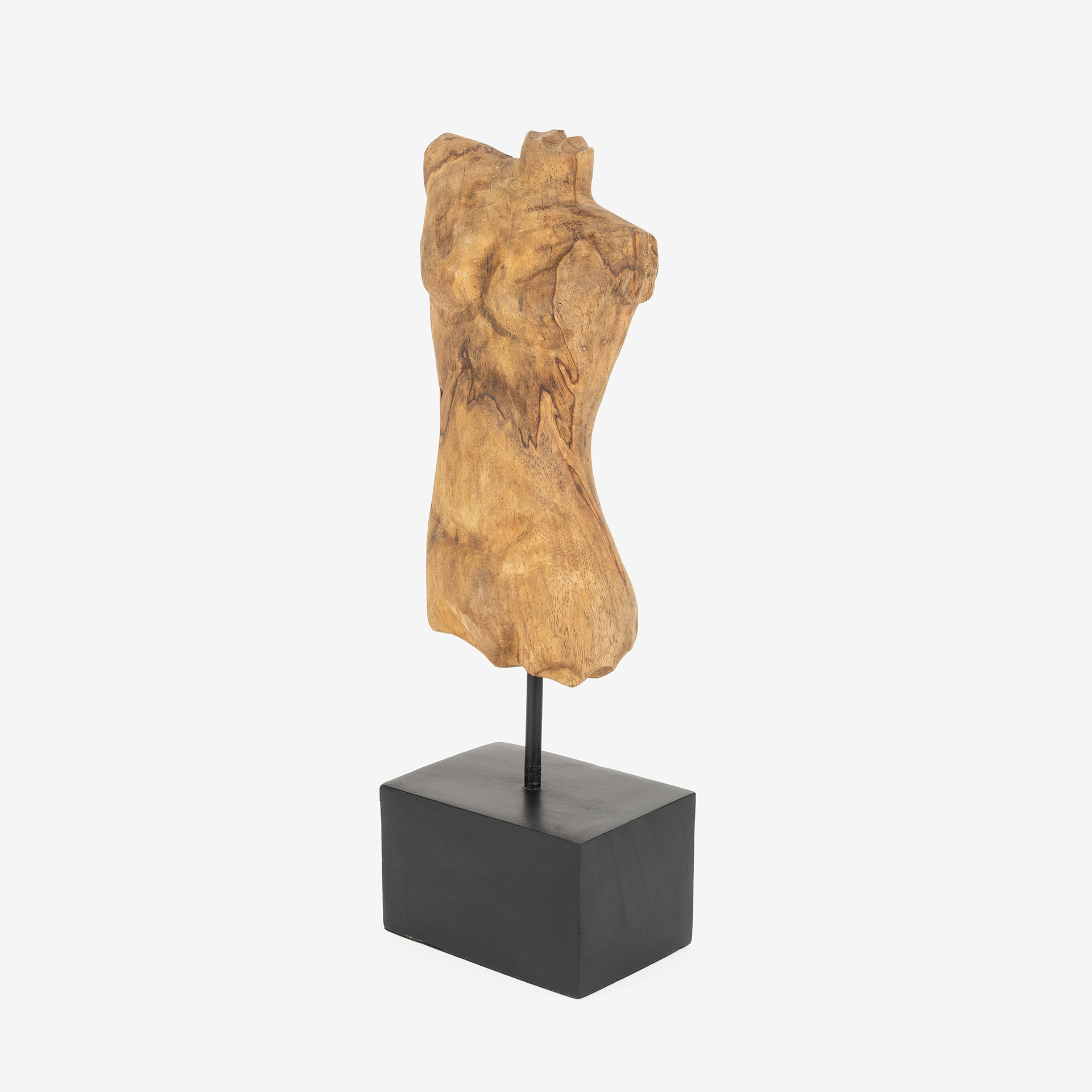 Figura decorativa de madera de mango Body Sir 38,5cm