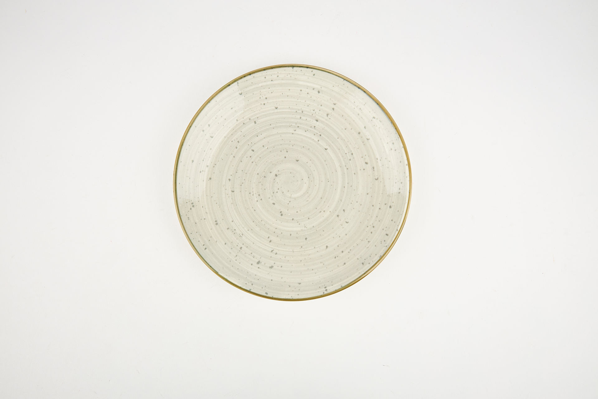 Vajilla de 18 piezas de porcelana gris Hoian