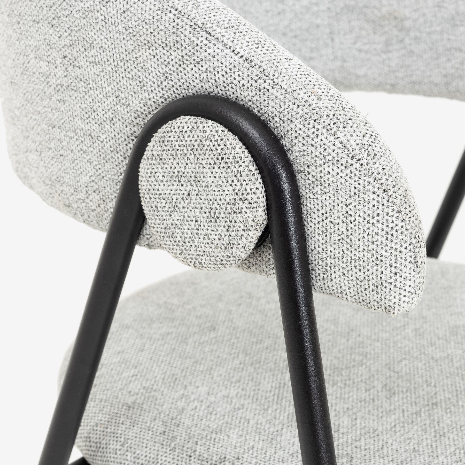 Silla de comedor gris Linda 55x57x82cm Clau&Chloe