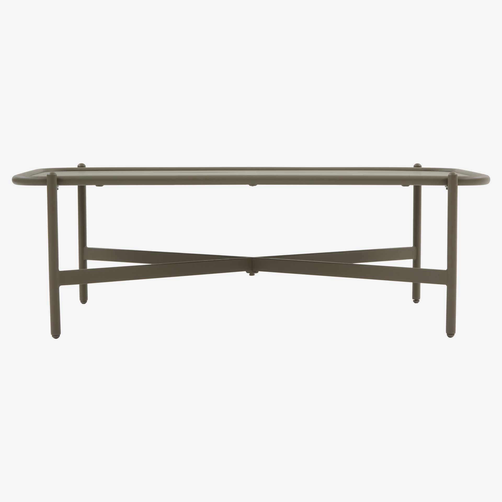 Conjunto de jard&iacute;n para 4 personas de acero cafe Solani