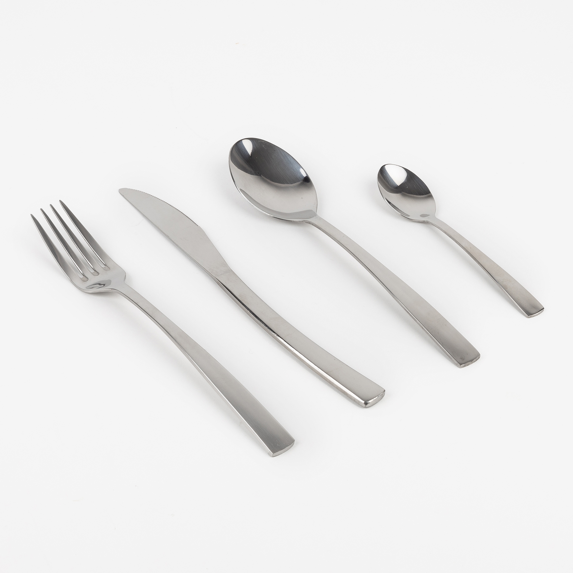 Cubertería de 24 piezas de acero inoxidable Olympe