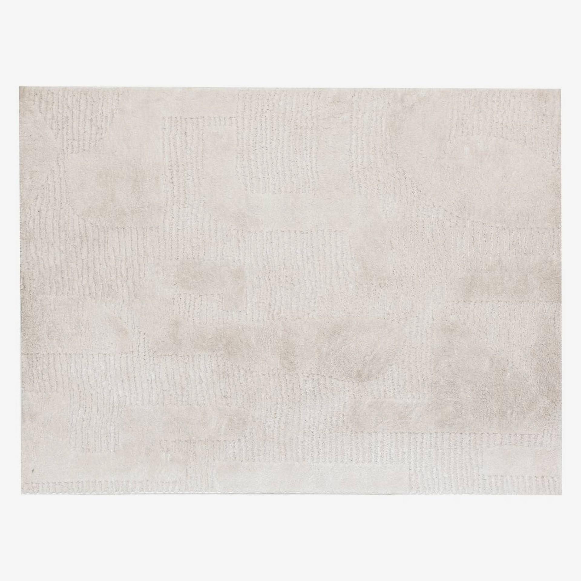 Alfombra Anouk marfil de poli&eacute;ster 150x200cm