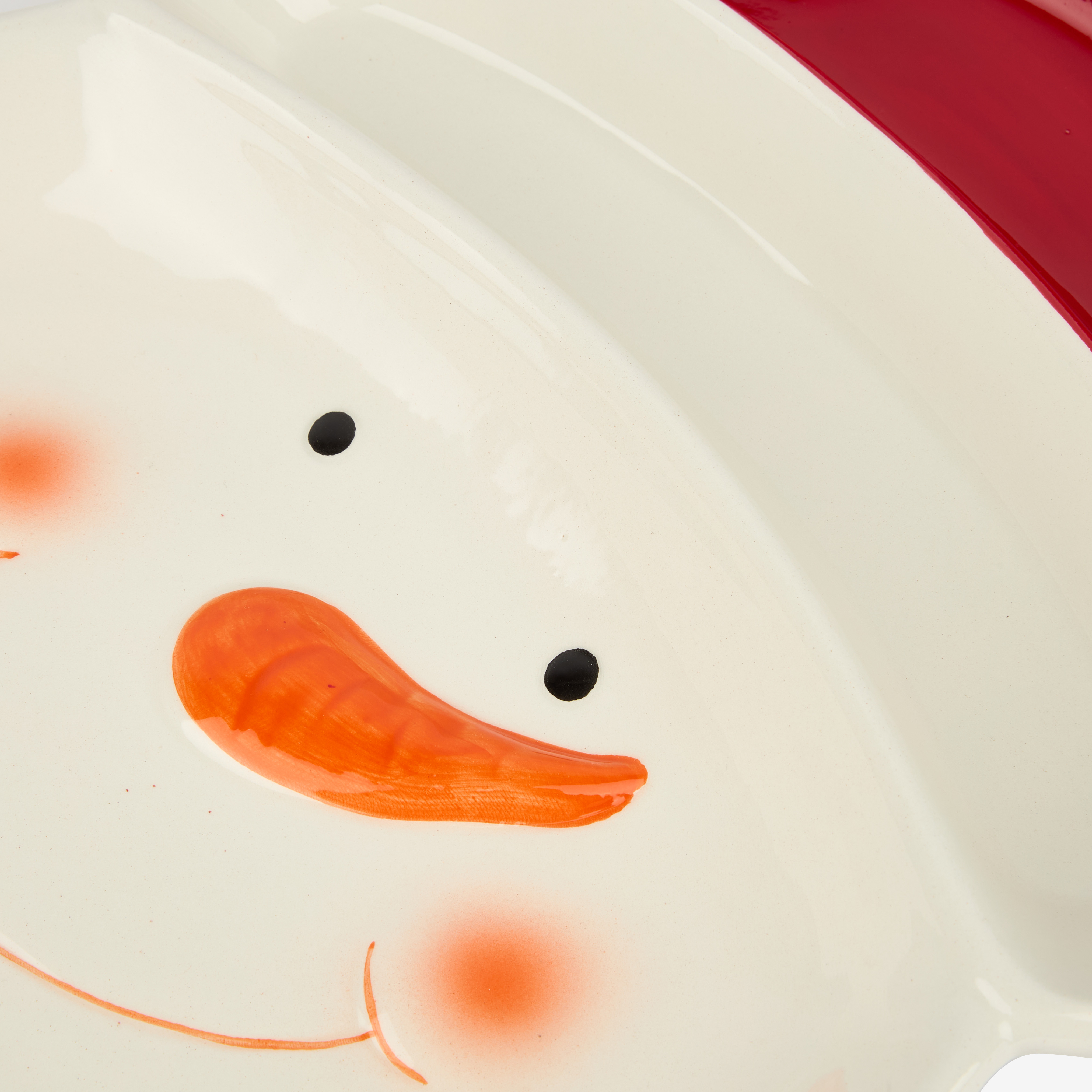 Plato de dolomita Snowman 30x23x3,5cm