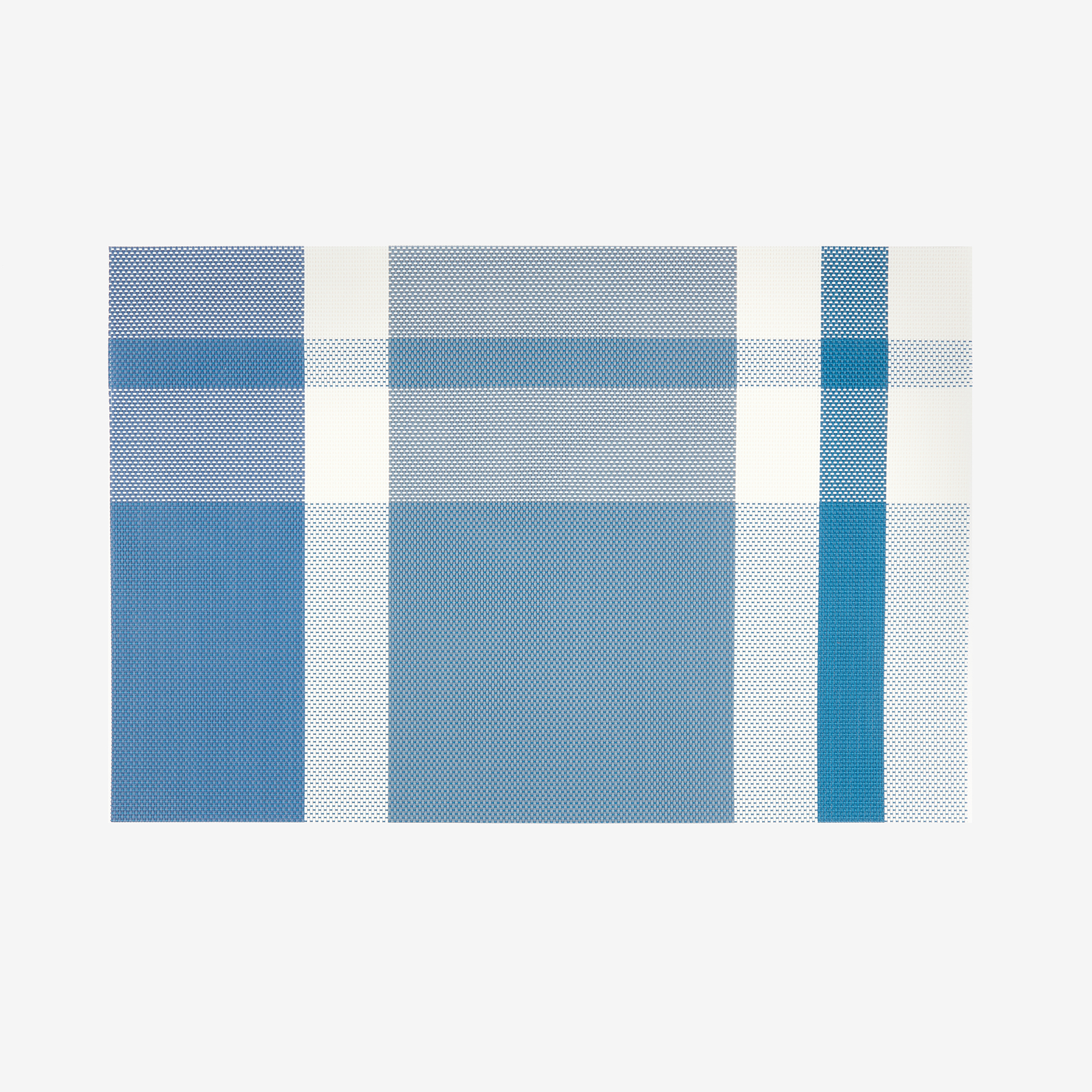 Mantel individual cuadros azul 45x30cm