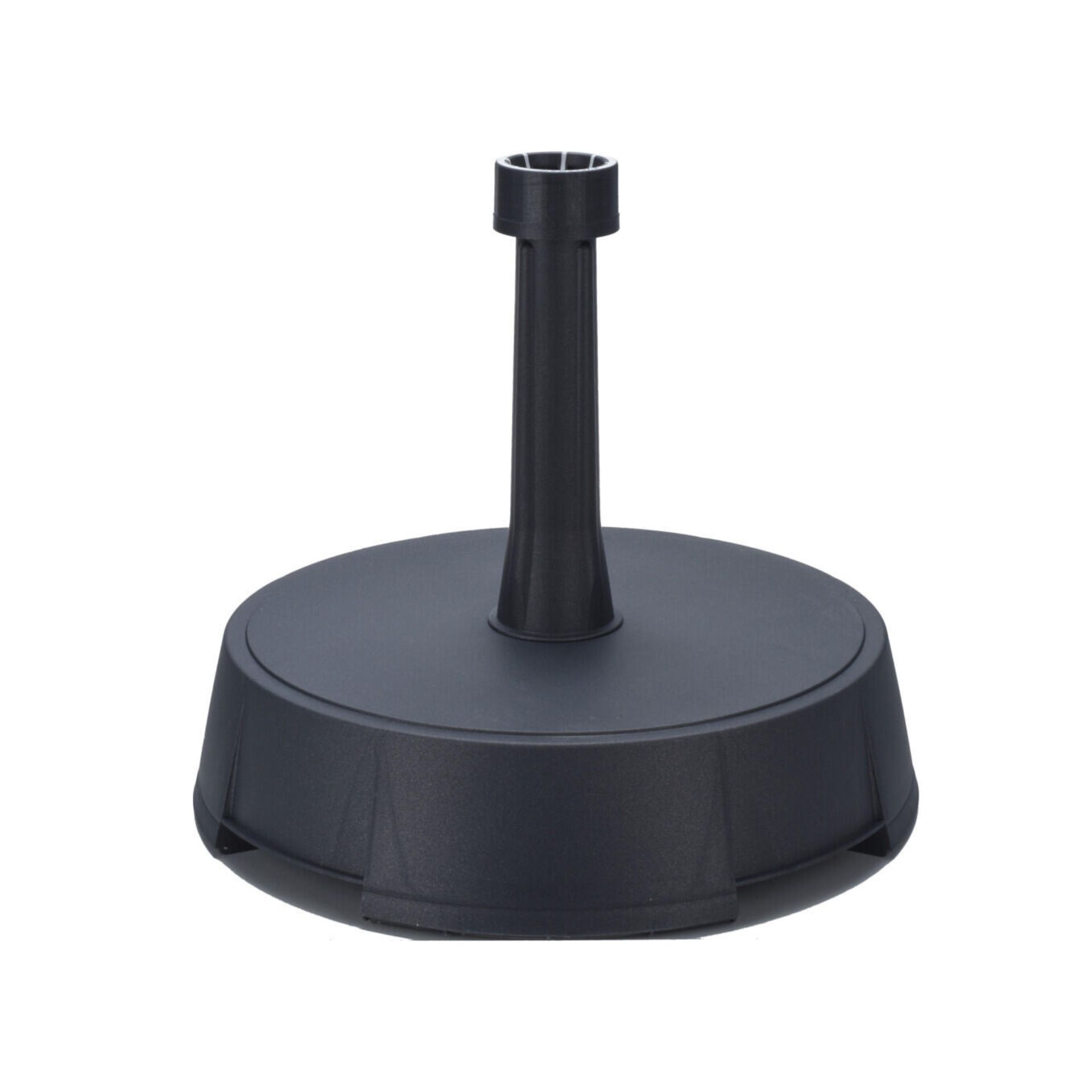 Pie de parasol de hormig&oacute;n negro de 20kg &Oslash;40cm