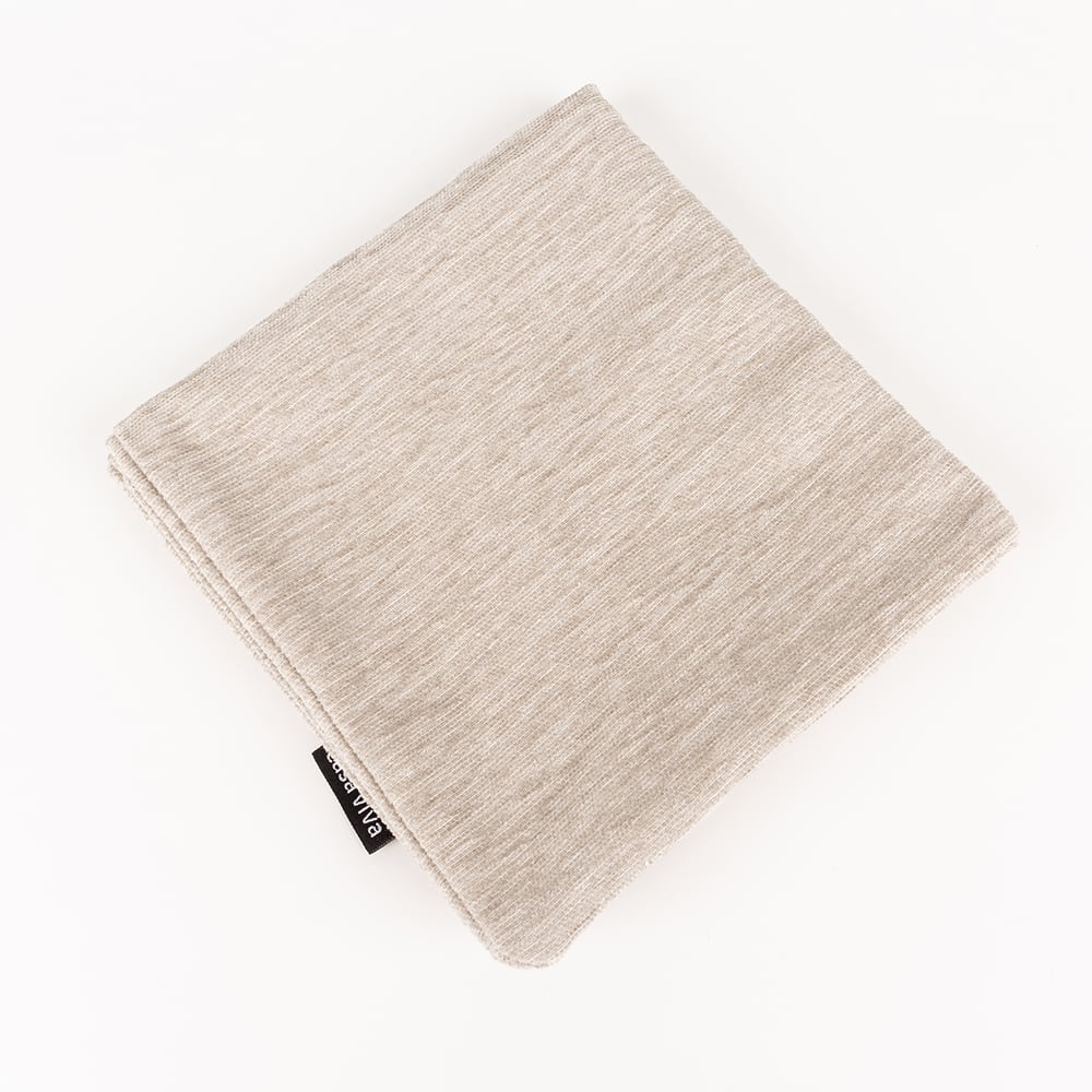 Funda de coj&iacute;n Velour marfil 45x45cm