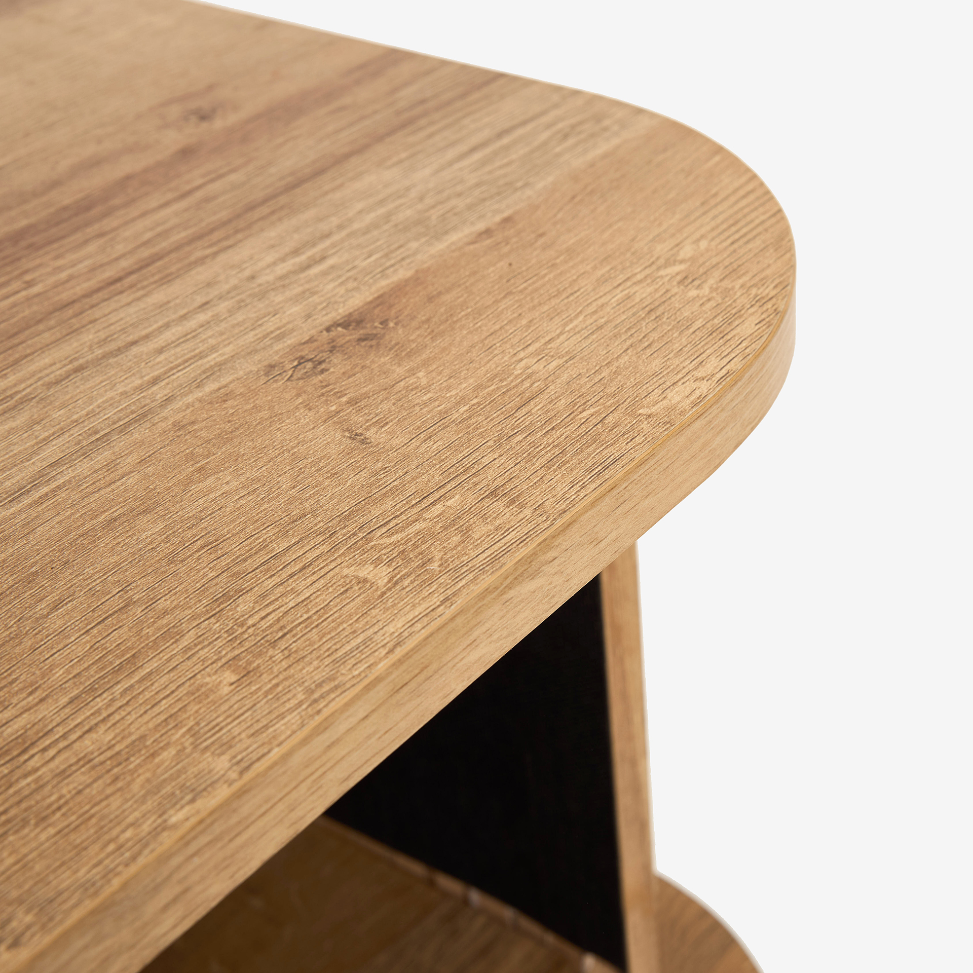 Mesa de noche de madera MDF Valote 40x40x53cm