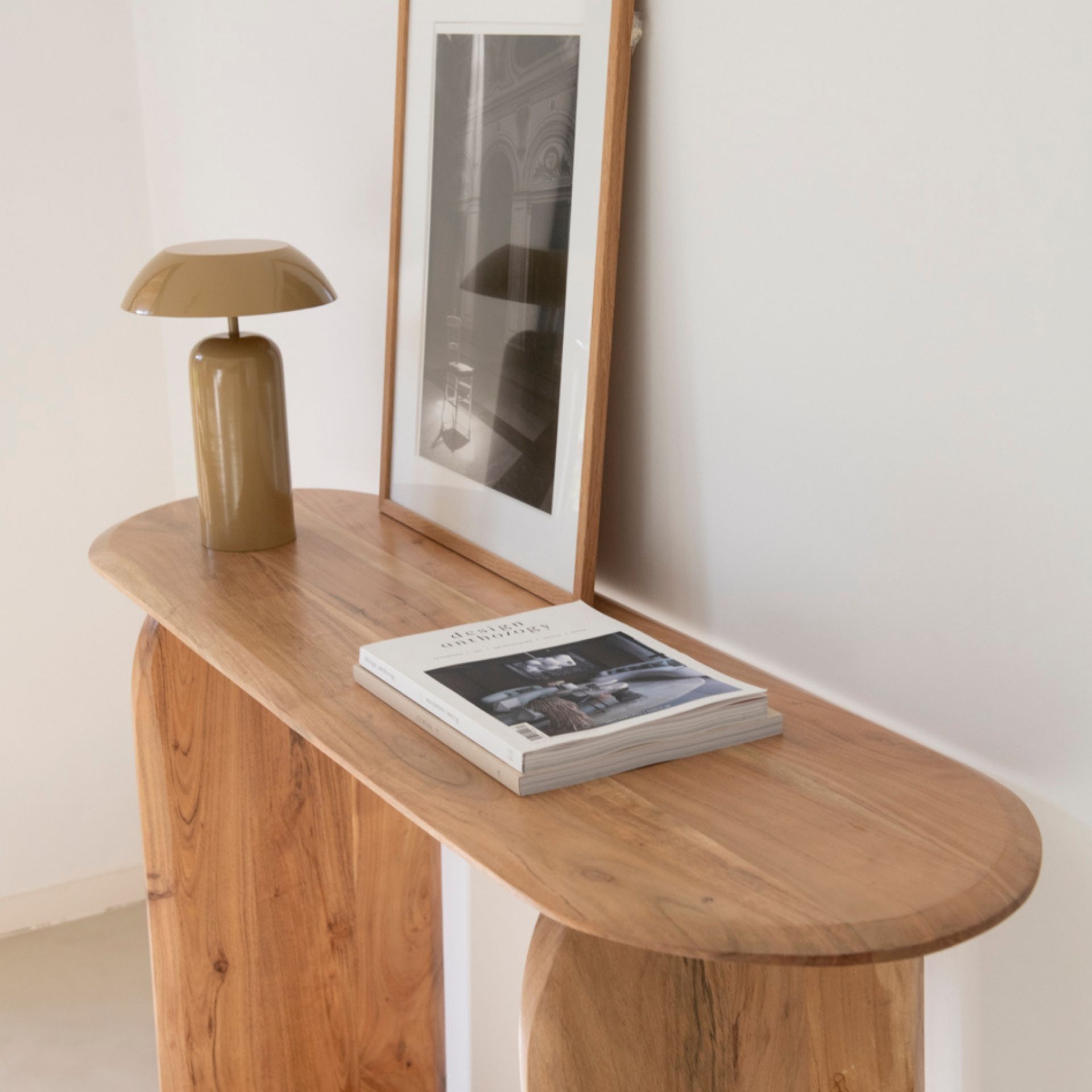 Consola de madera de acacia Yakarta 120x35x76cm