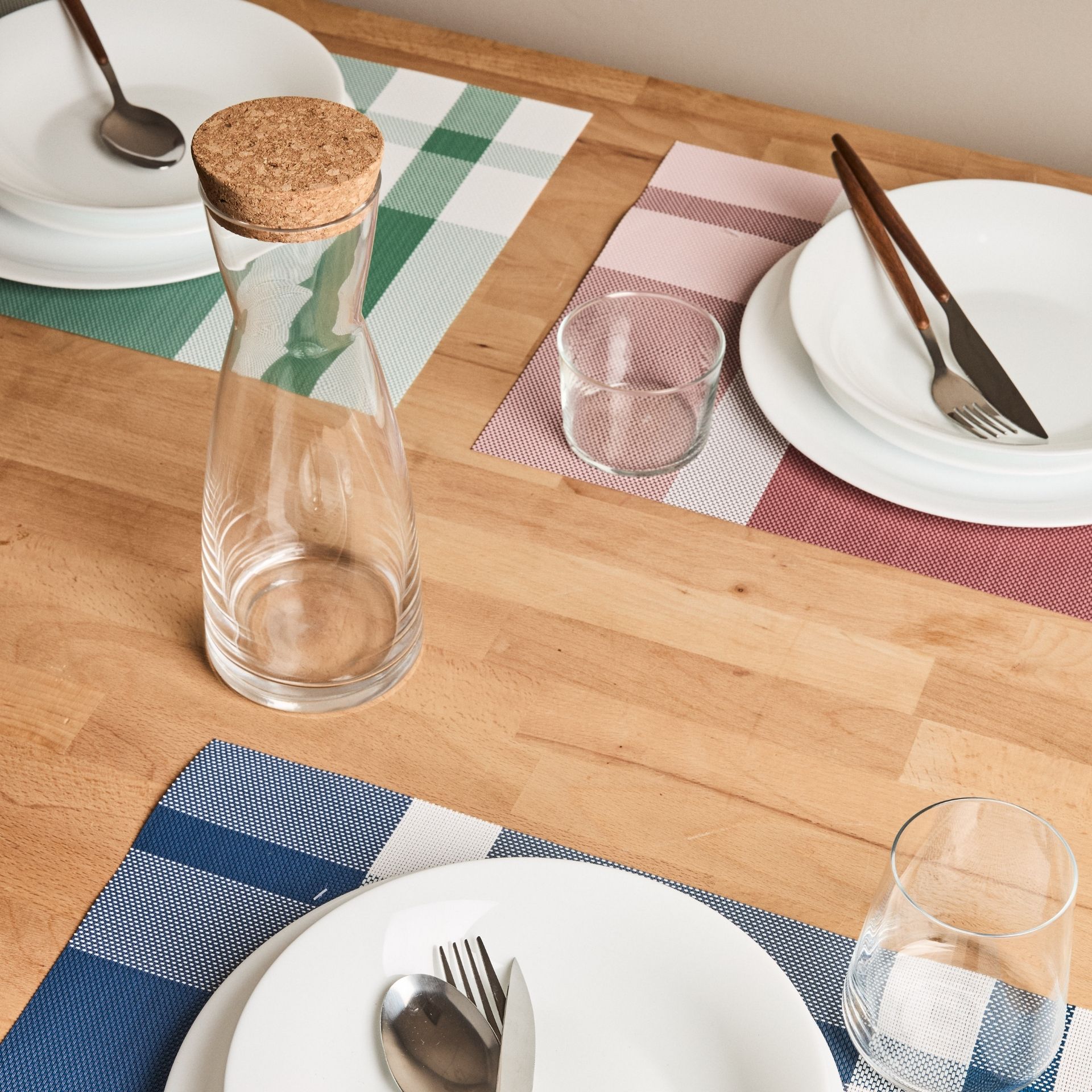 Botella de cristal tap&oacute;n corcho 1L - Bormioli