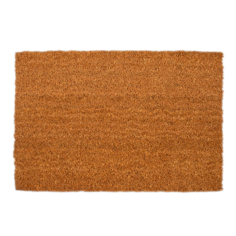 Felpudo de fibra de coco liso 60x40cm