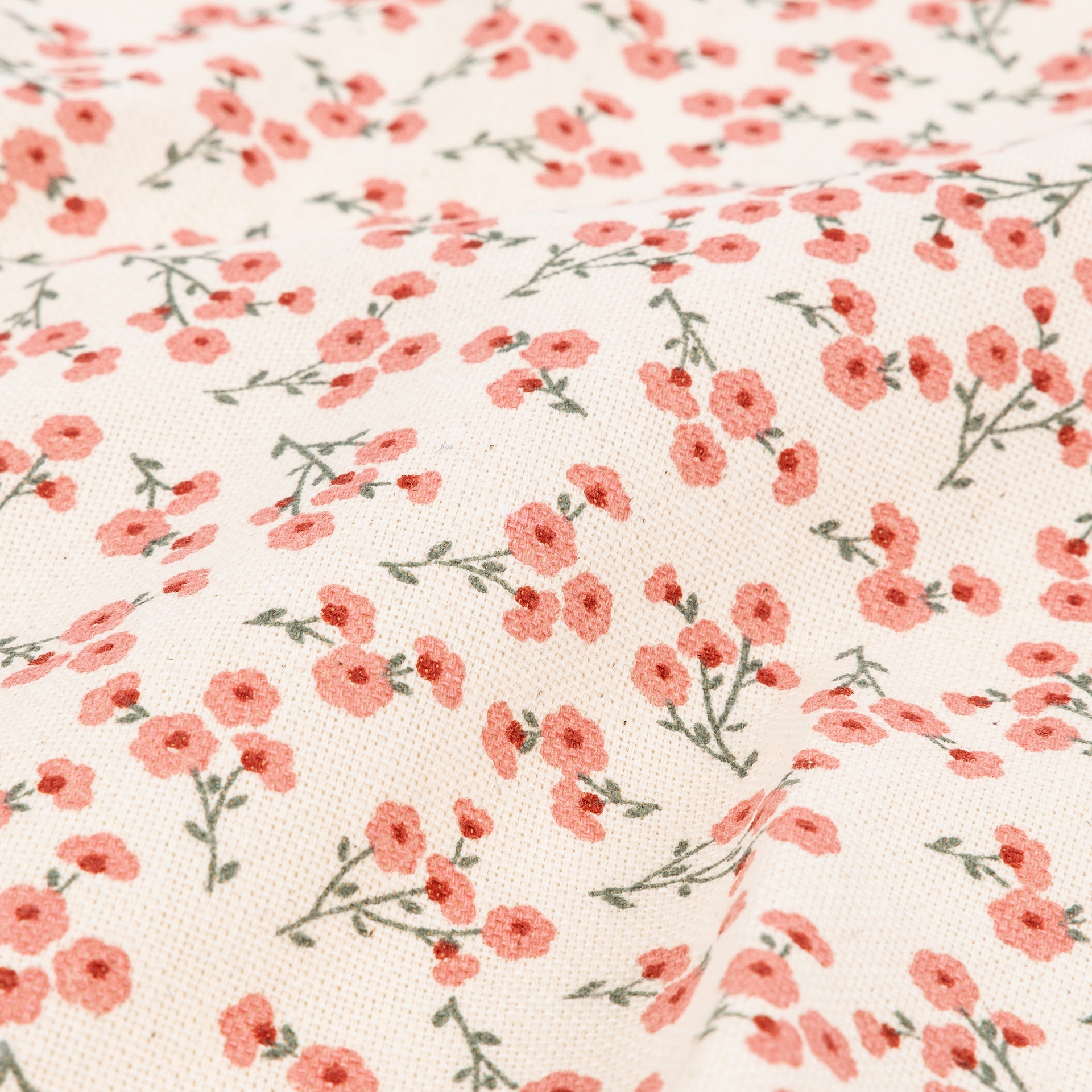 Mantel de algodón reciclado Begonia 135x200cm