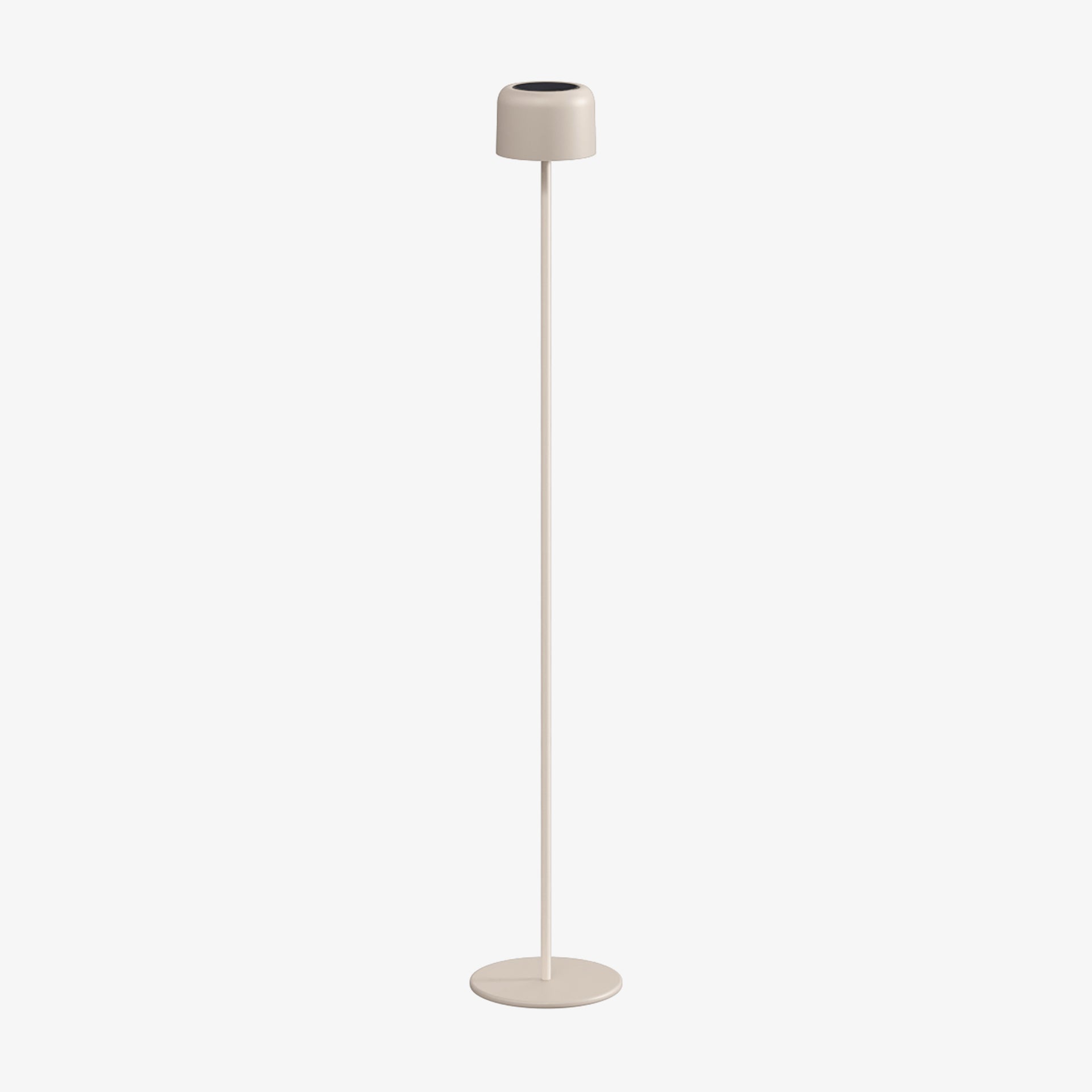 Lampara de pie solar para jard&iacute;n crema Boltek &Oslash;20x120cm