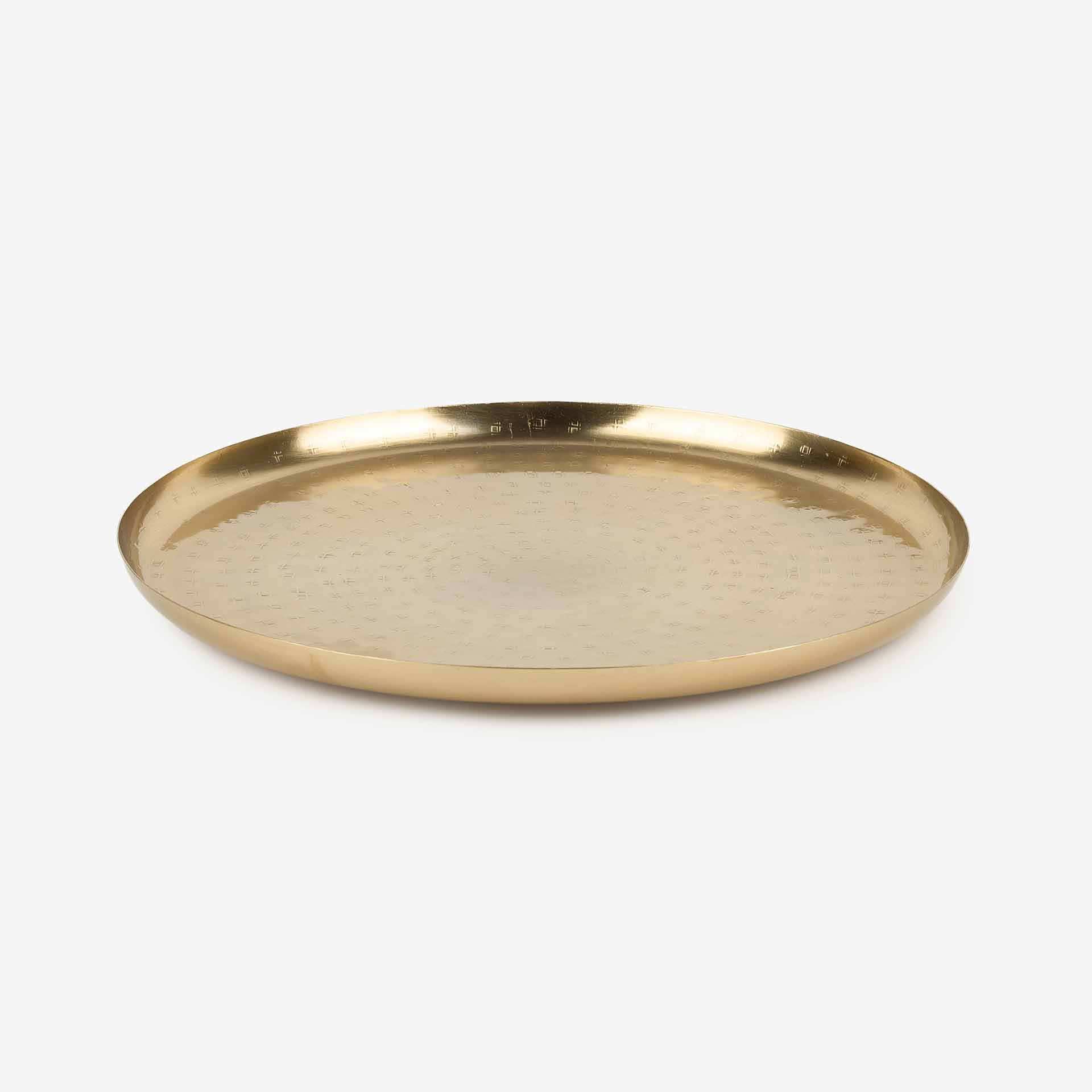Bandeja dorada de 32cm Aura