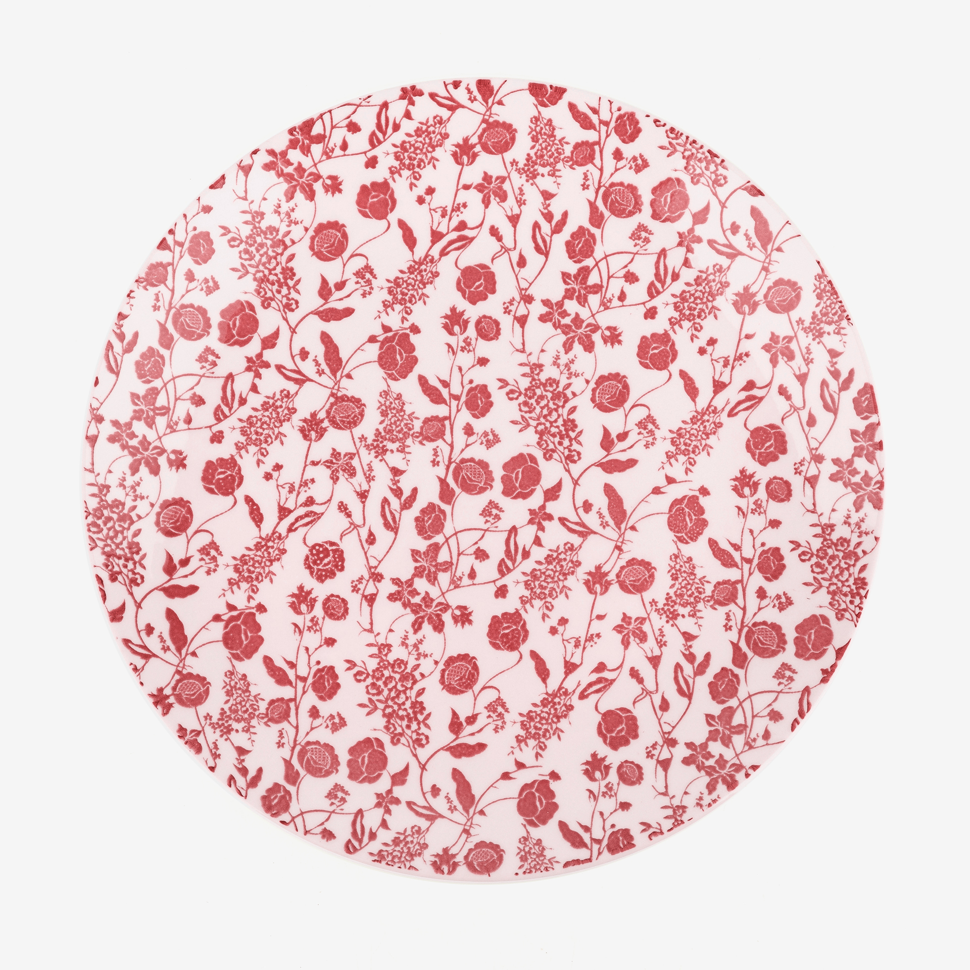 Vajilla de 12 piezas de porcelana rosa Galik