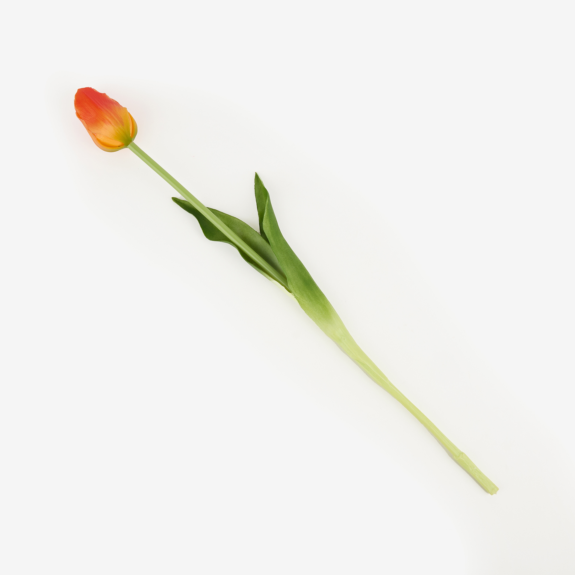 Flor artificial tulipán naranja 48cm