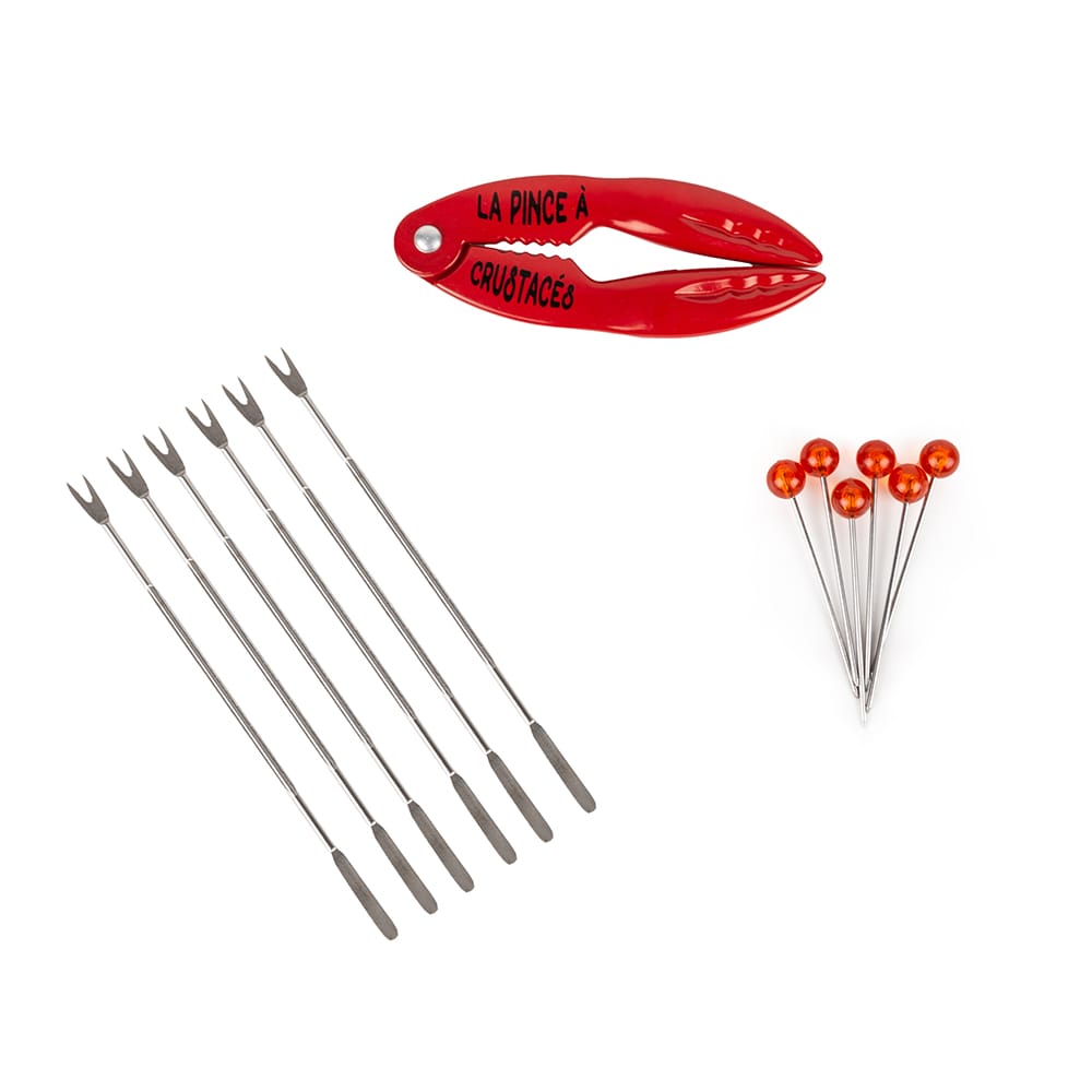 Set de 6 servicios de marisco