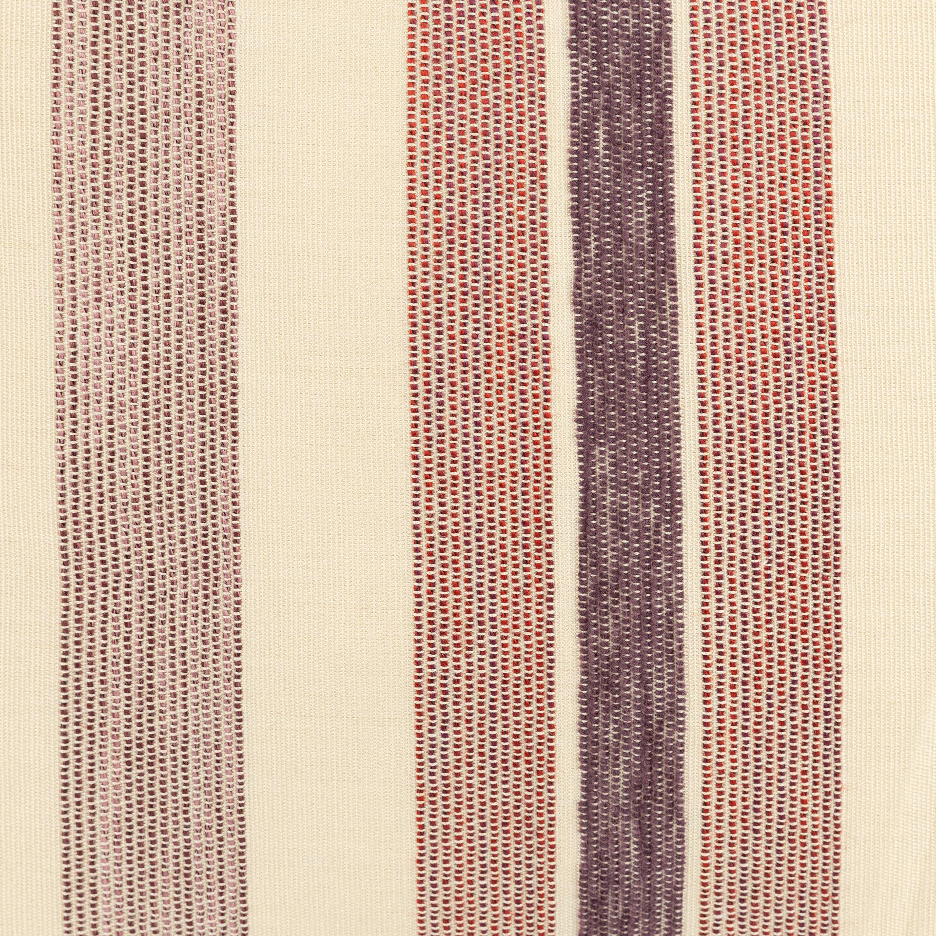 Funda de cojín exterior de algodón reciclado raya rosa Baris 45x45cm